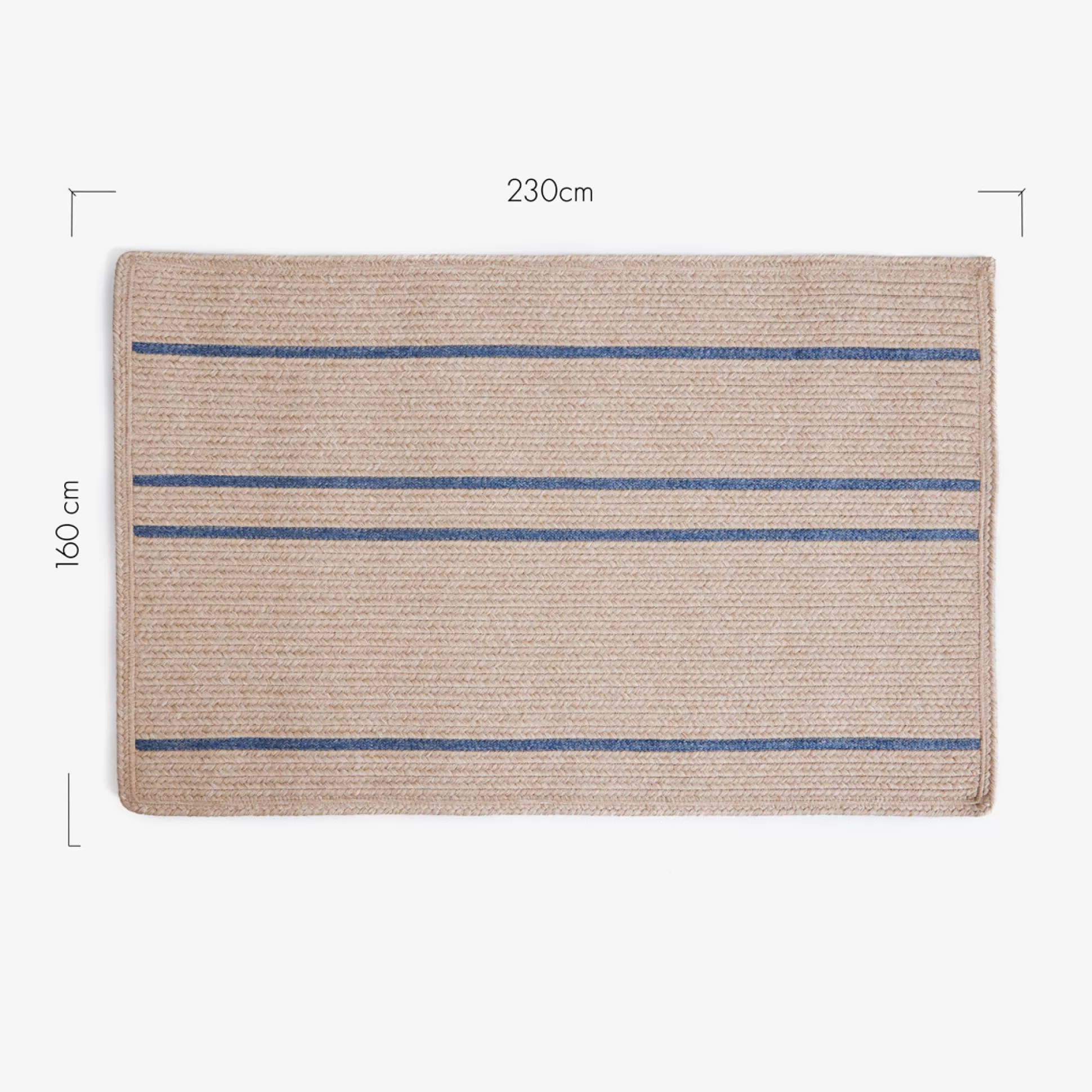 Rugs & Door Mats>Meadows and Byrne Hanson Beige Rugs