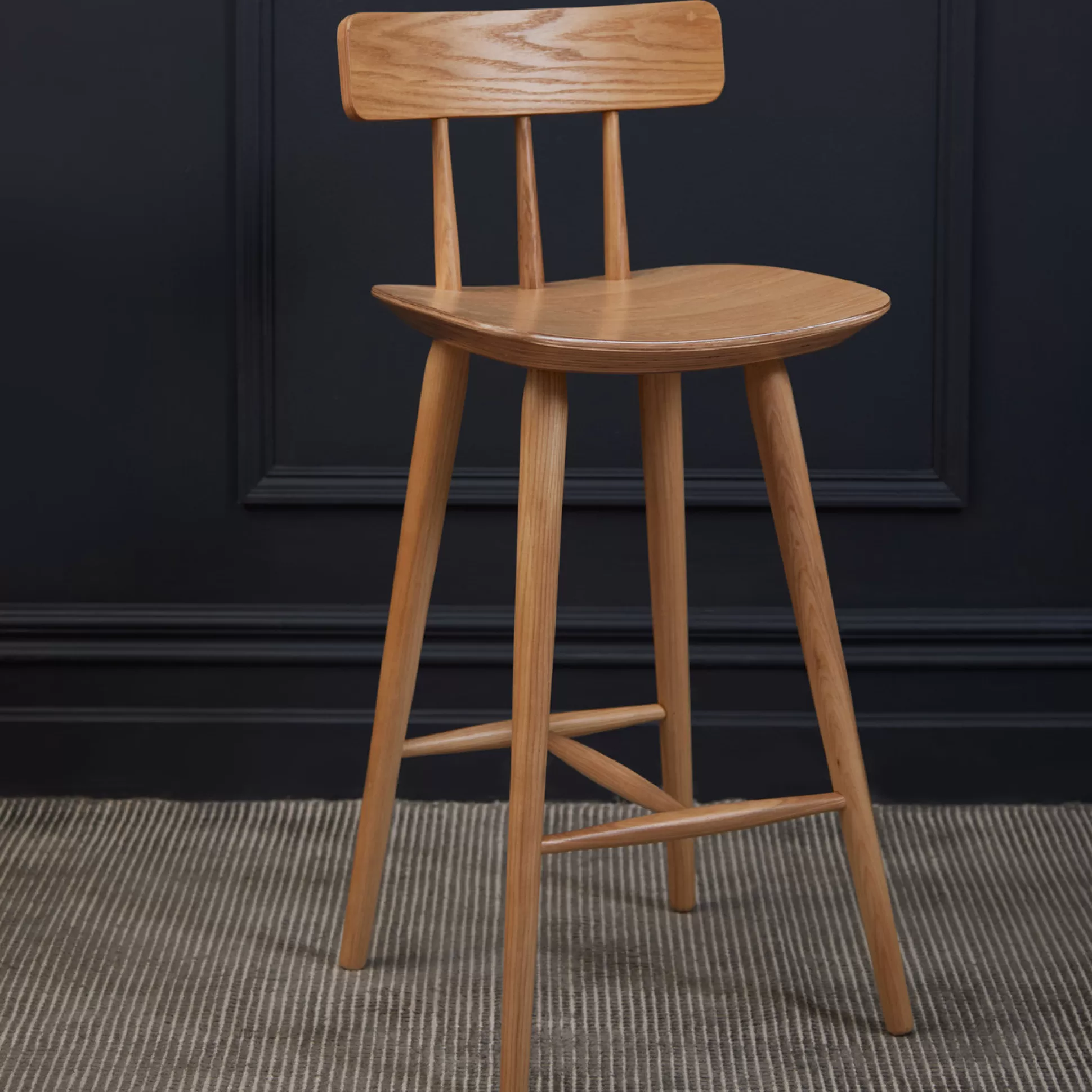 Bar&Counter Stools>Meadows and Byrne Hepburn Natural Ash Counter Stool