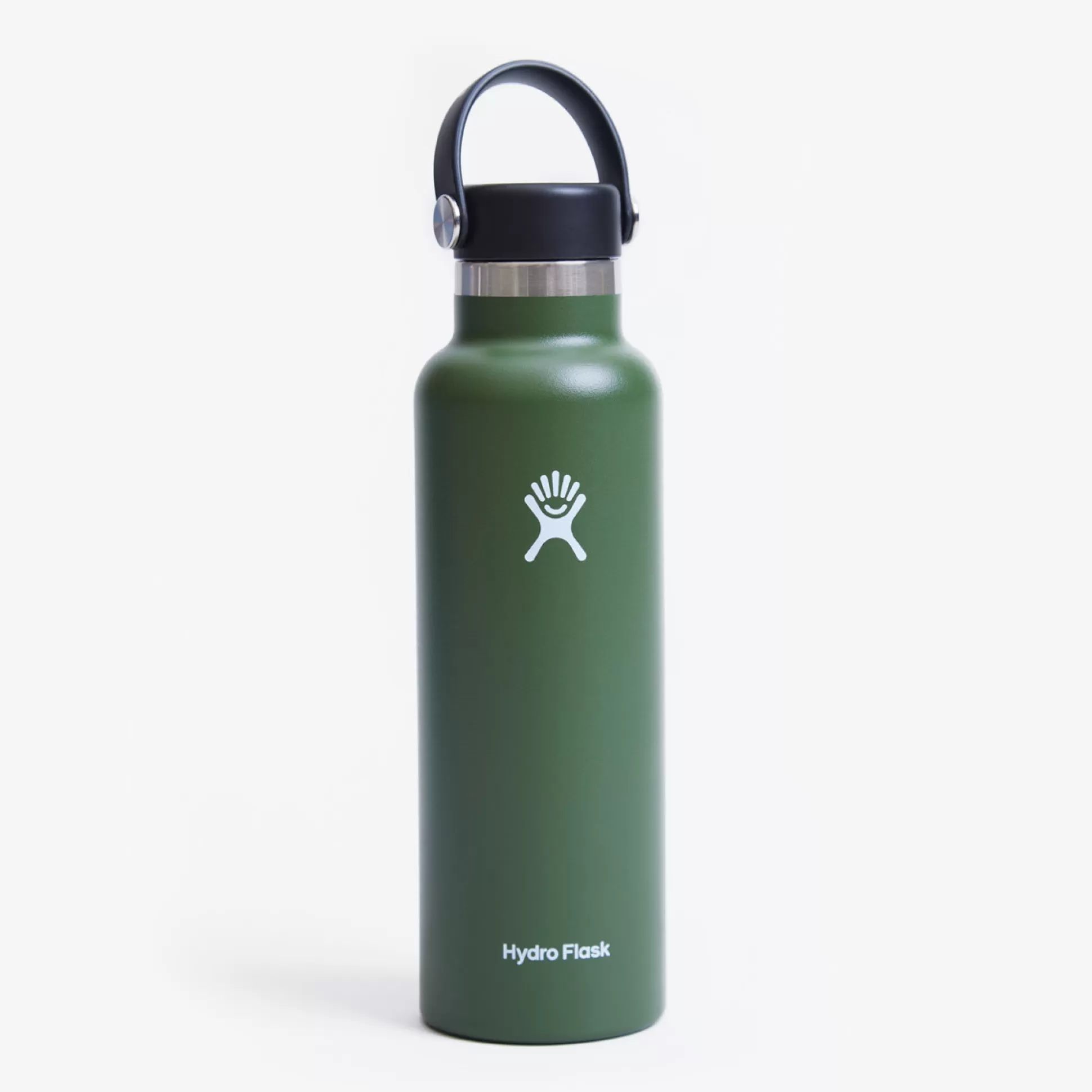 Travel Flasks & Picnic>Meadows and Byrne Hydro Flask 21 Oz Standard Mouth Flex Cap Water Bottle - Olive