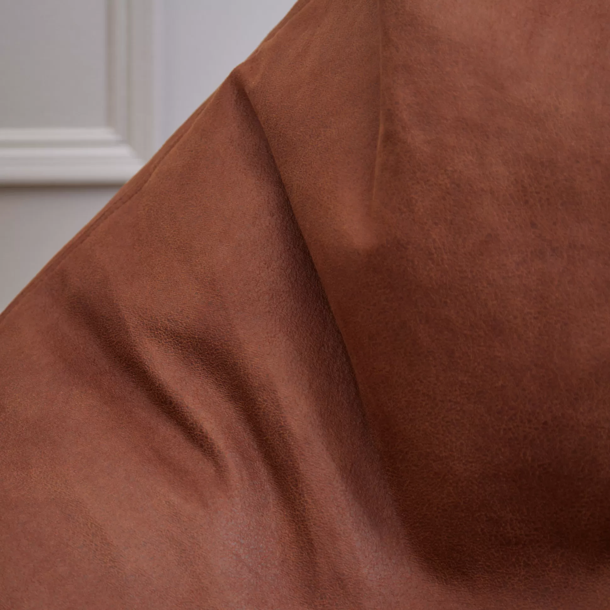 Decoration & Home Accessories>Meadows and Byrne Indoor Faux Leather Lounger - Chestnut