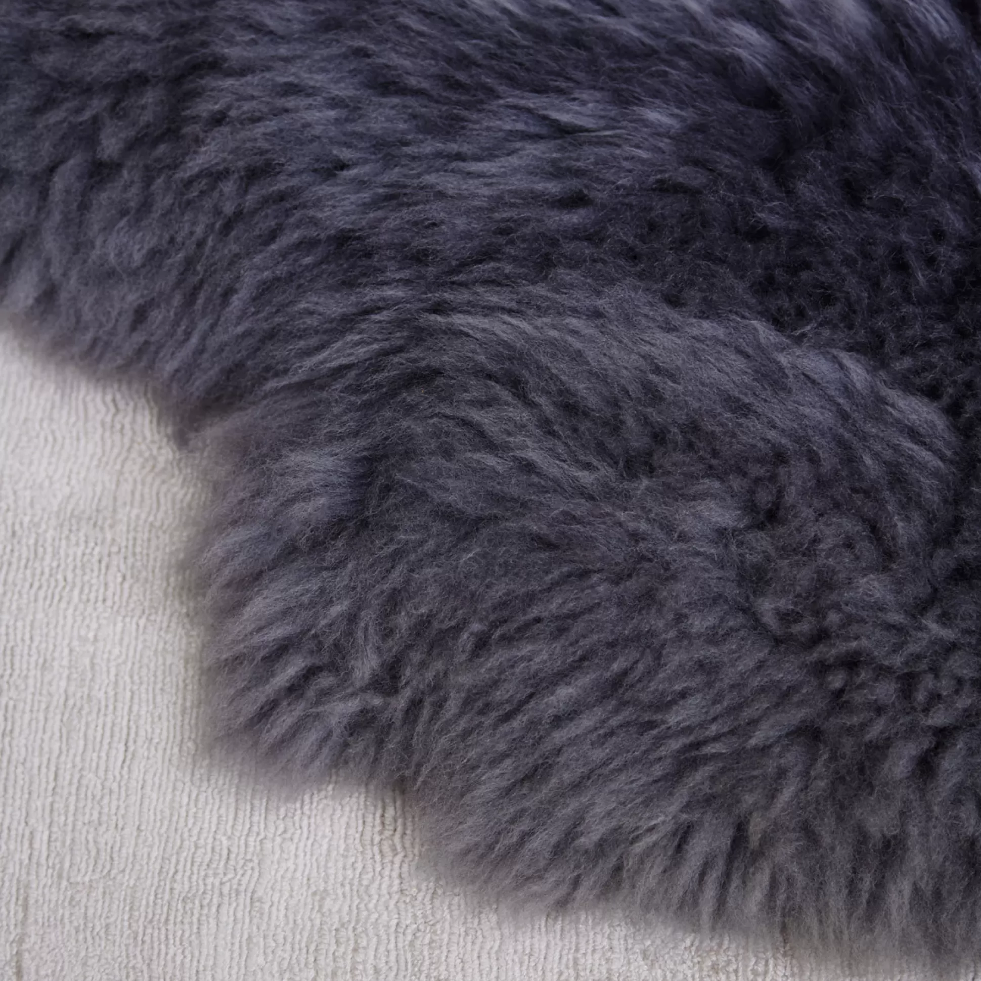 Rugs & Door Mats>Meadows and Byrne Irish Sheepskin Rug - Dark Grey