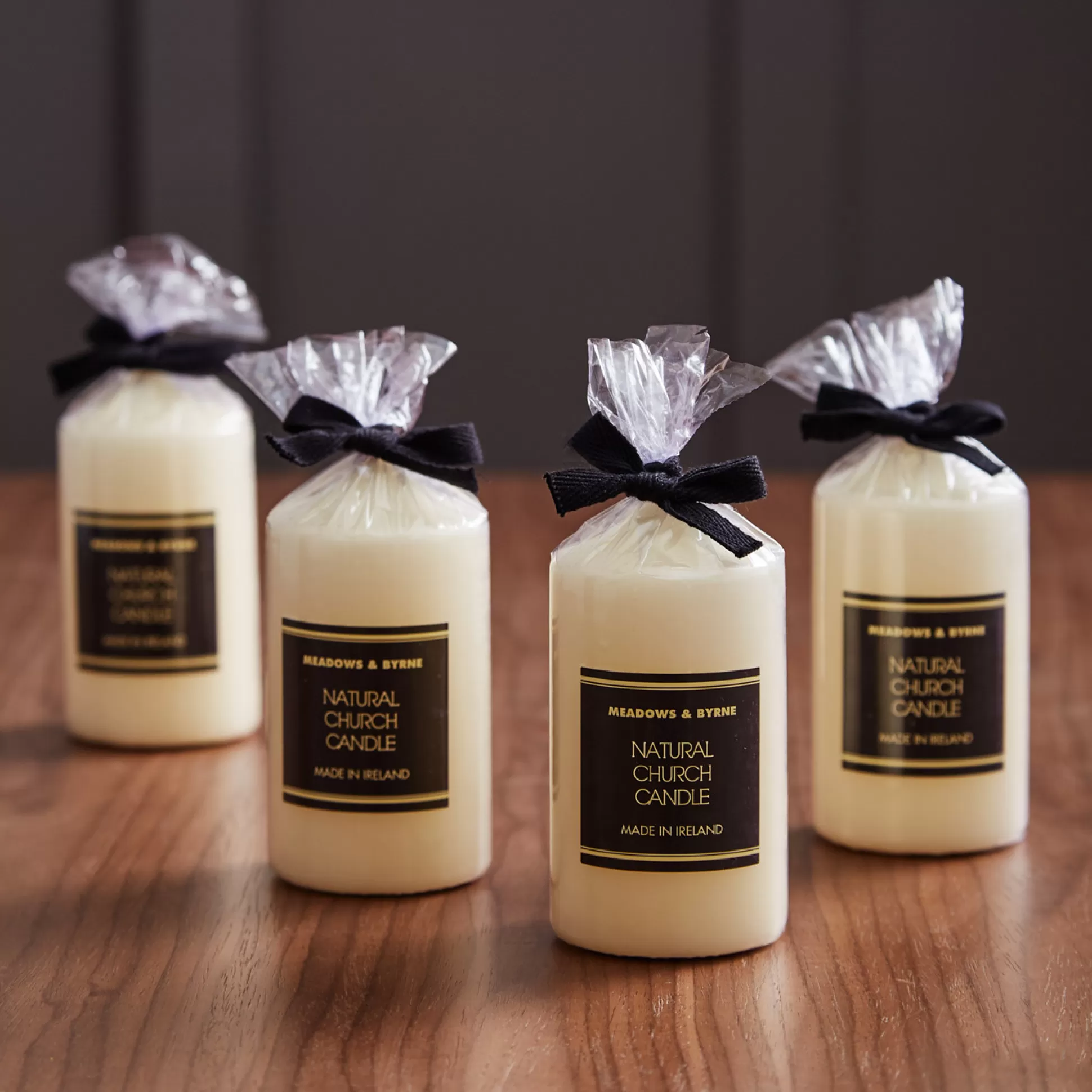 Candles & Diffusers>Meadows and Byrne Ivory Pillar Candle 10X8Cm - Set Of 4