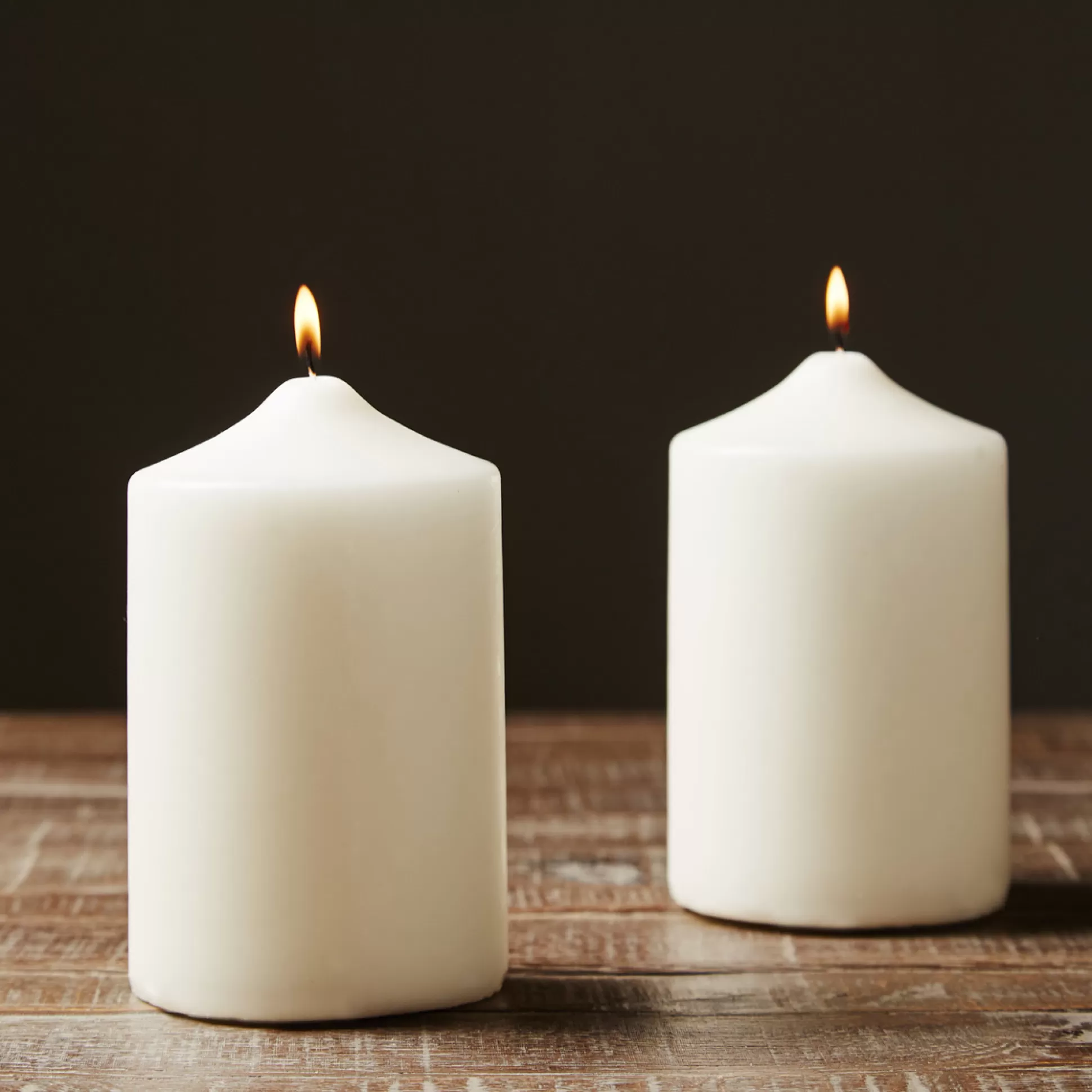 Candles & Diffusers>Meadows and Byrne Ivory Pillar Candle 15 X 10 Cm - Set Of 2