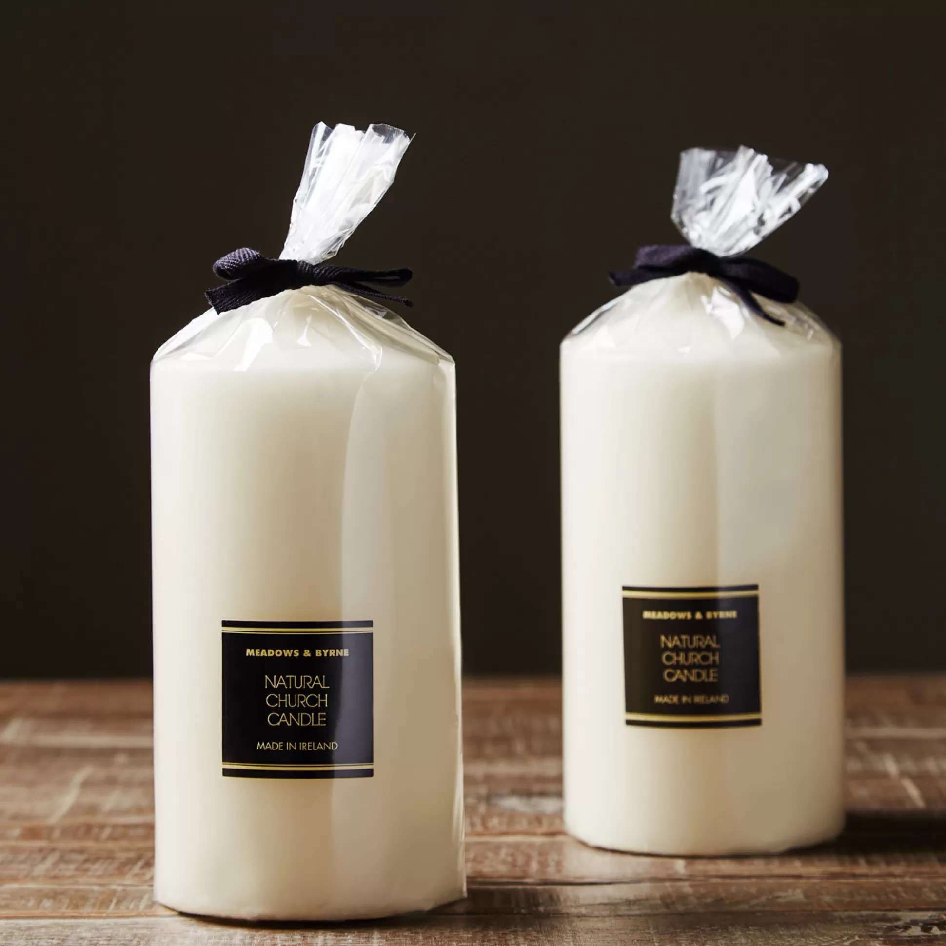 Candles & Diffusers>Meadows and Byrne Ivory Pillar Candle 20 X 10 Cm - Set Of 2