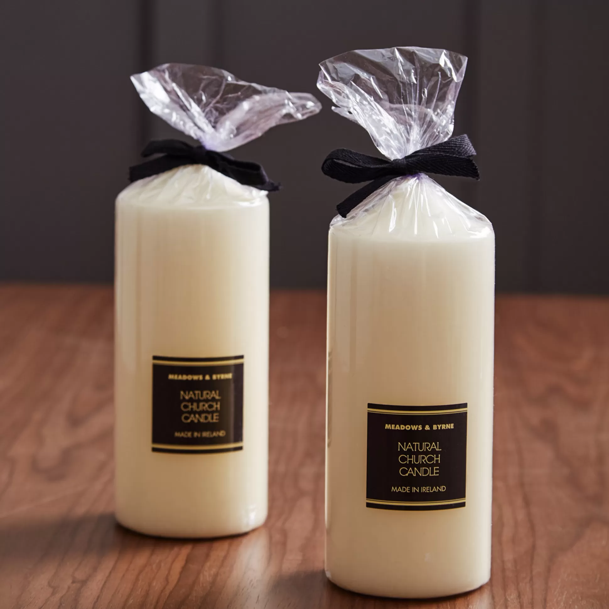 Candles & Diffusers>Meadows and Byrne Ivory Pillar Candle 20 X 8Cm - Set Of 2