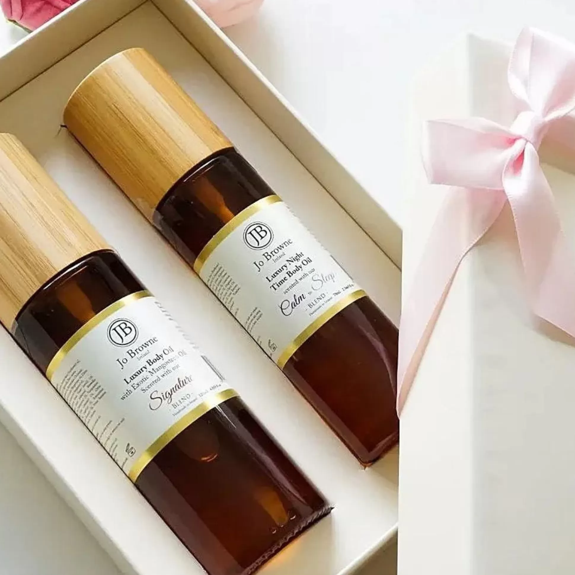 Beauty Gift Sets>Meadows and Byrne Jo Browne Day And Night Luxury Body Oil Gift Set