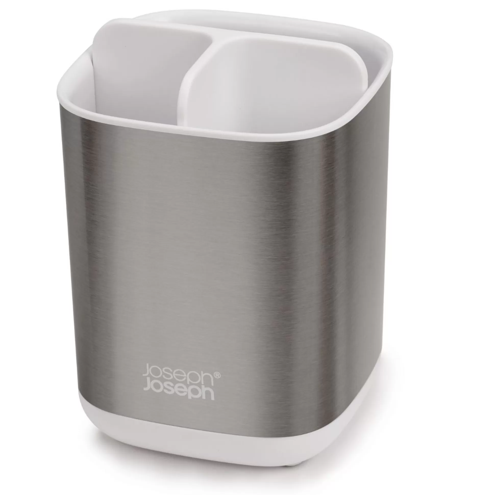 Bathroom Accessories>Meadows and Byrne Joseph Joseph Easystore Steel Toothbrush Caddy
