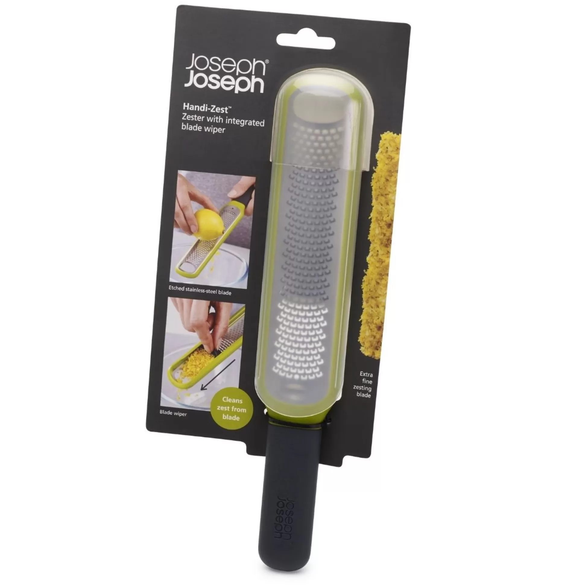 Kitchen Utensils & Accessories>Meadows and Byrne Joseph Joseph Handi-Zest Zester - Green