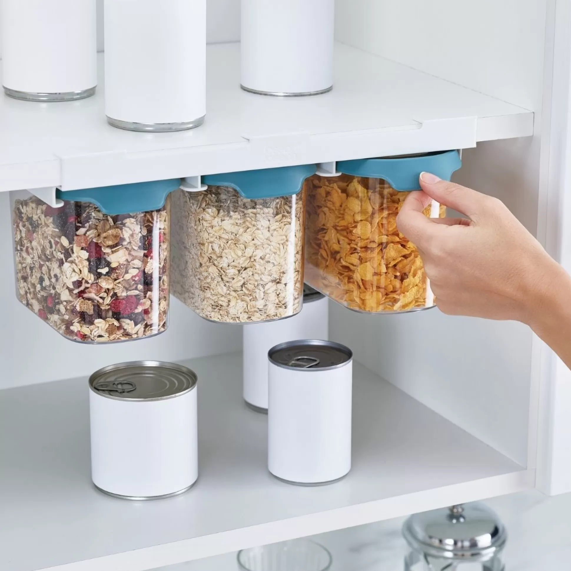 Kitchen Utensils & Accessories>Meadows and Byrne Joseph Joseph Under-Shelf Storage Container Set