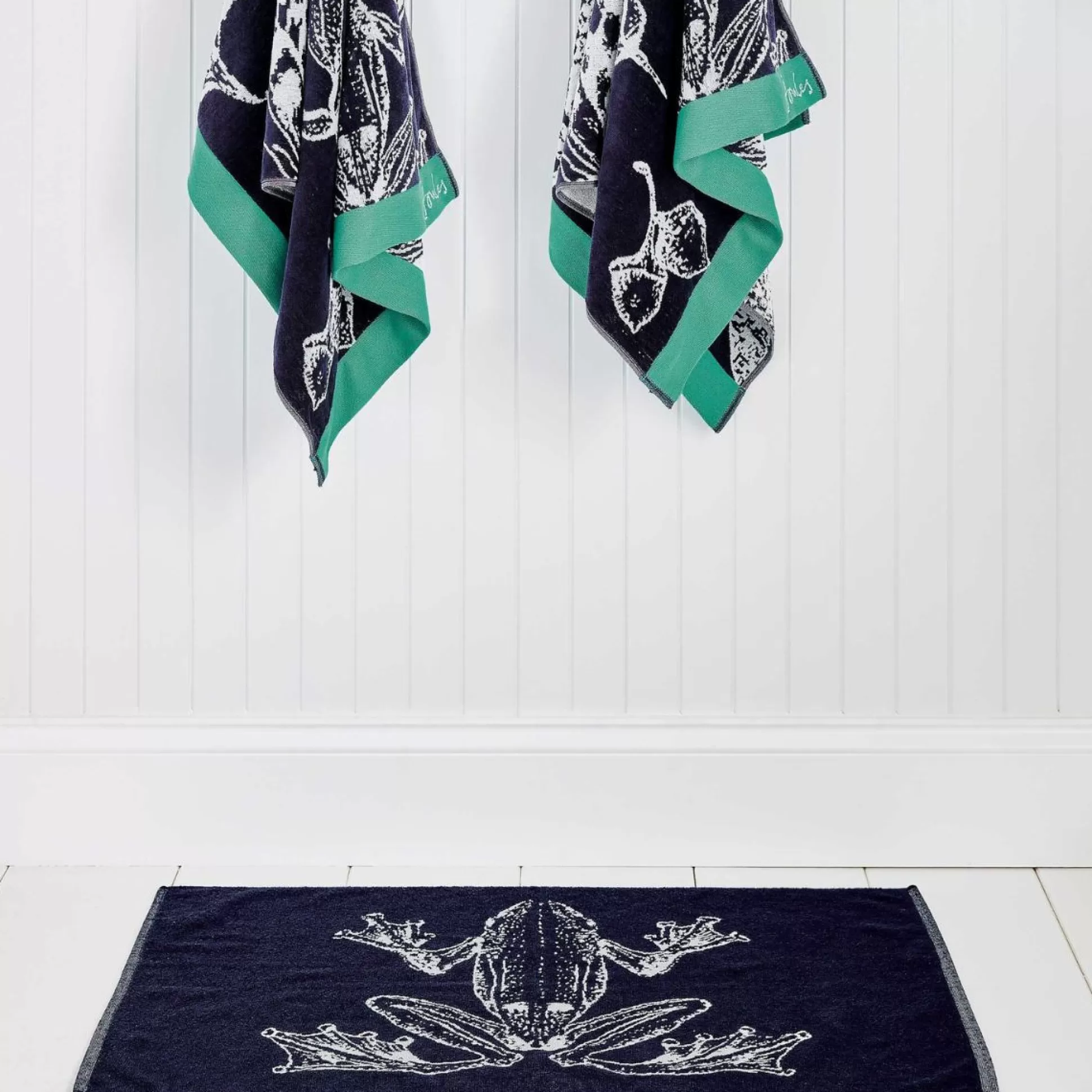 Towels>Meadows and Byrne Joules Midnight Beasts - Navy