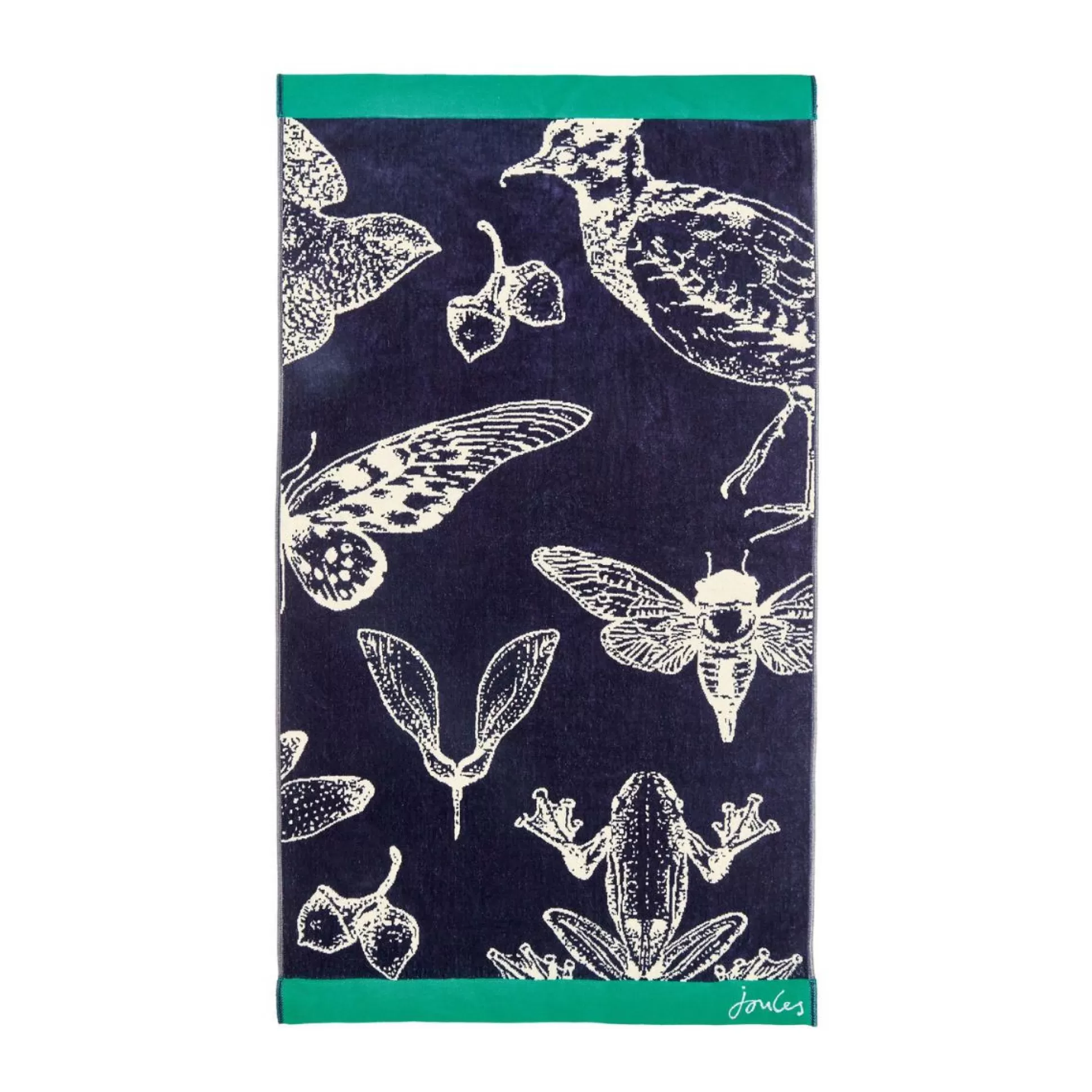 Towels>Meadows and Byrne Joules Midnight Beasts - Navy