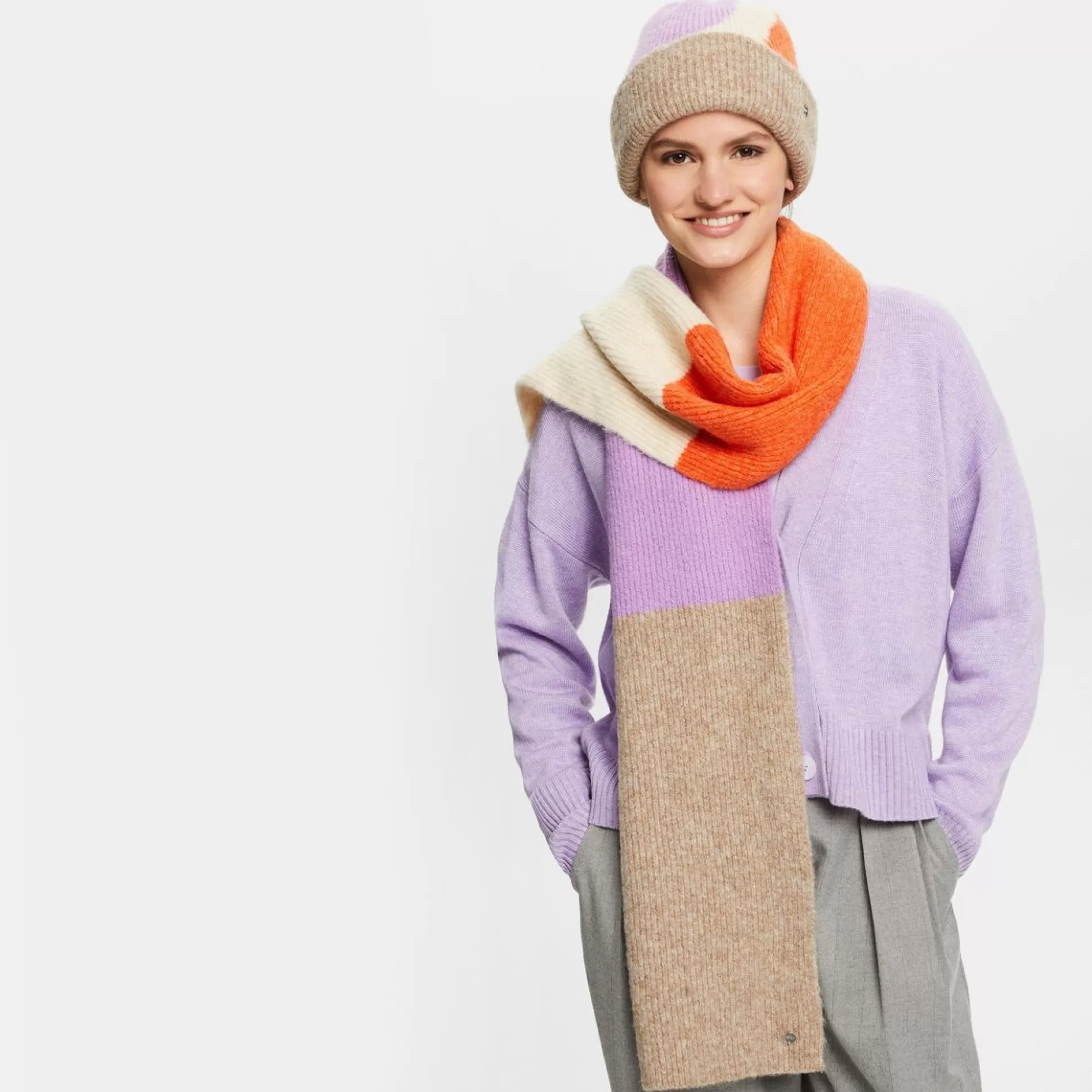 Hats, Scarves, Gloves>Meadows and Byrne Joy Hat & Scarf Gift Set Multicoloured