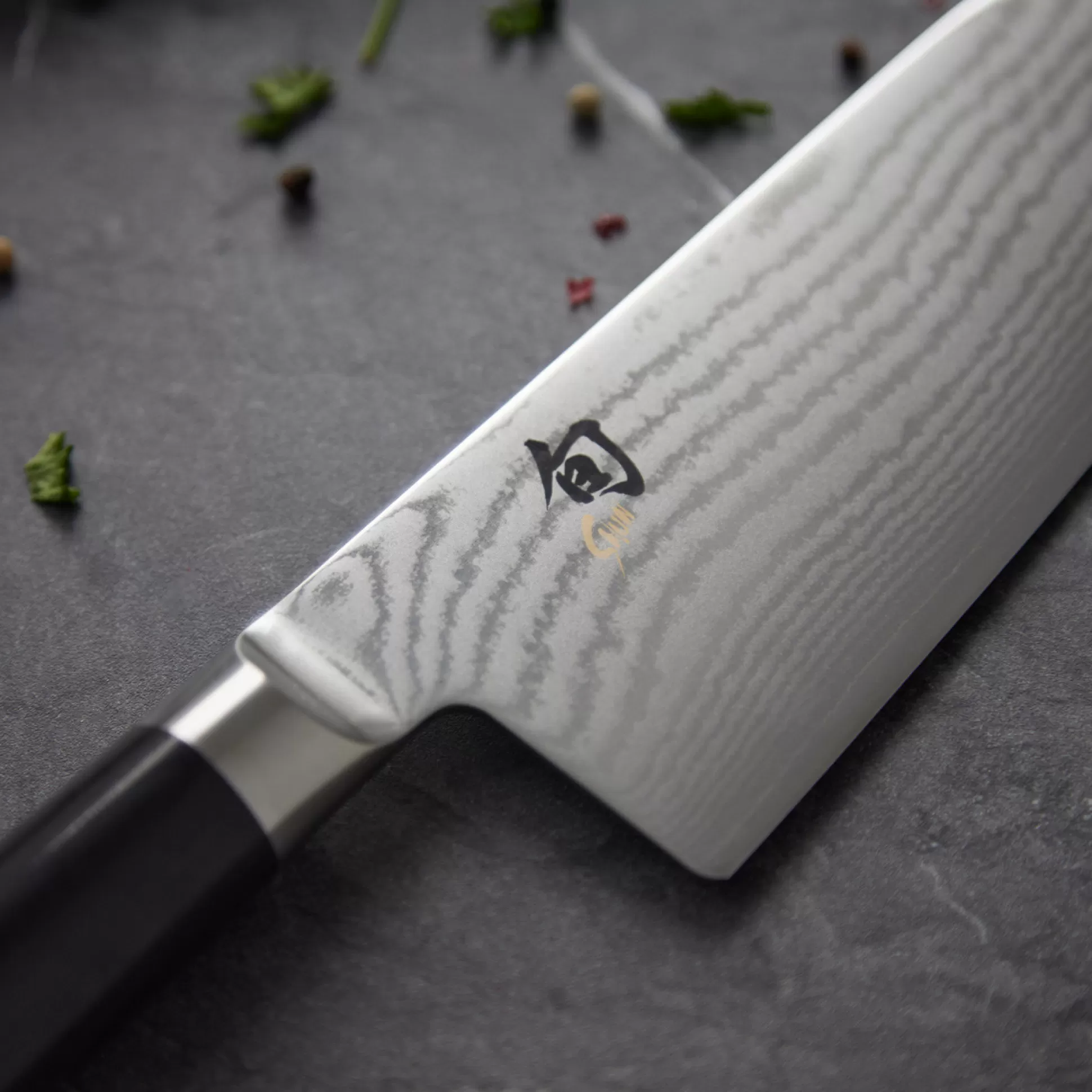Knives&Knife Blocks>Meadows and Byrne Kai Wide Santoku 19Cm