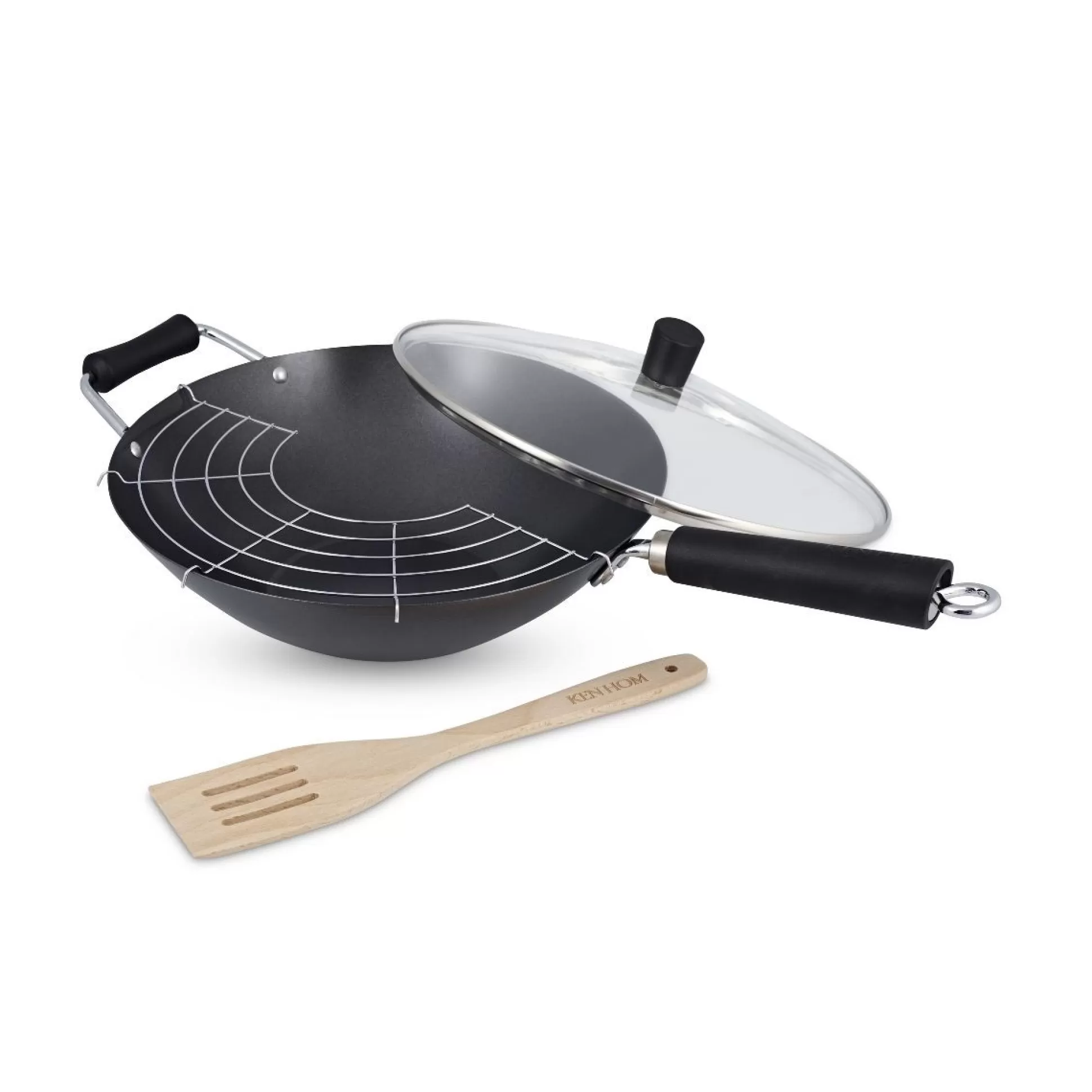 Cookware>Meadows and Byrne Ken Hom Excellence Wok - Set Of 4