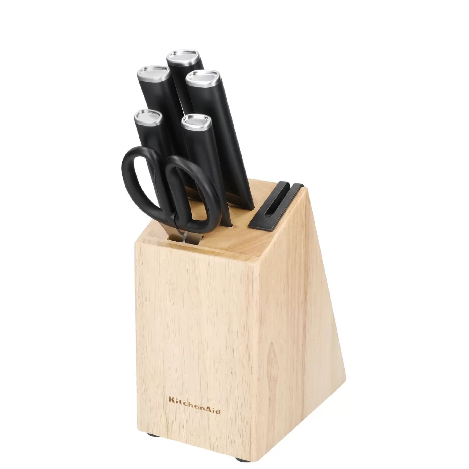 Knives&Knife Blocks>Meadows and Byrne Kitchen Aid Classic 6Pc Knife Block Set