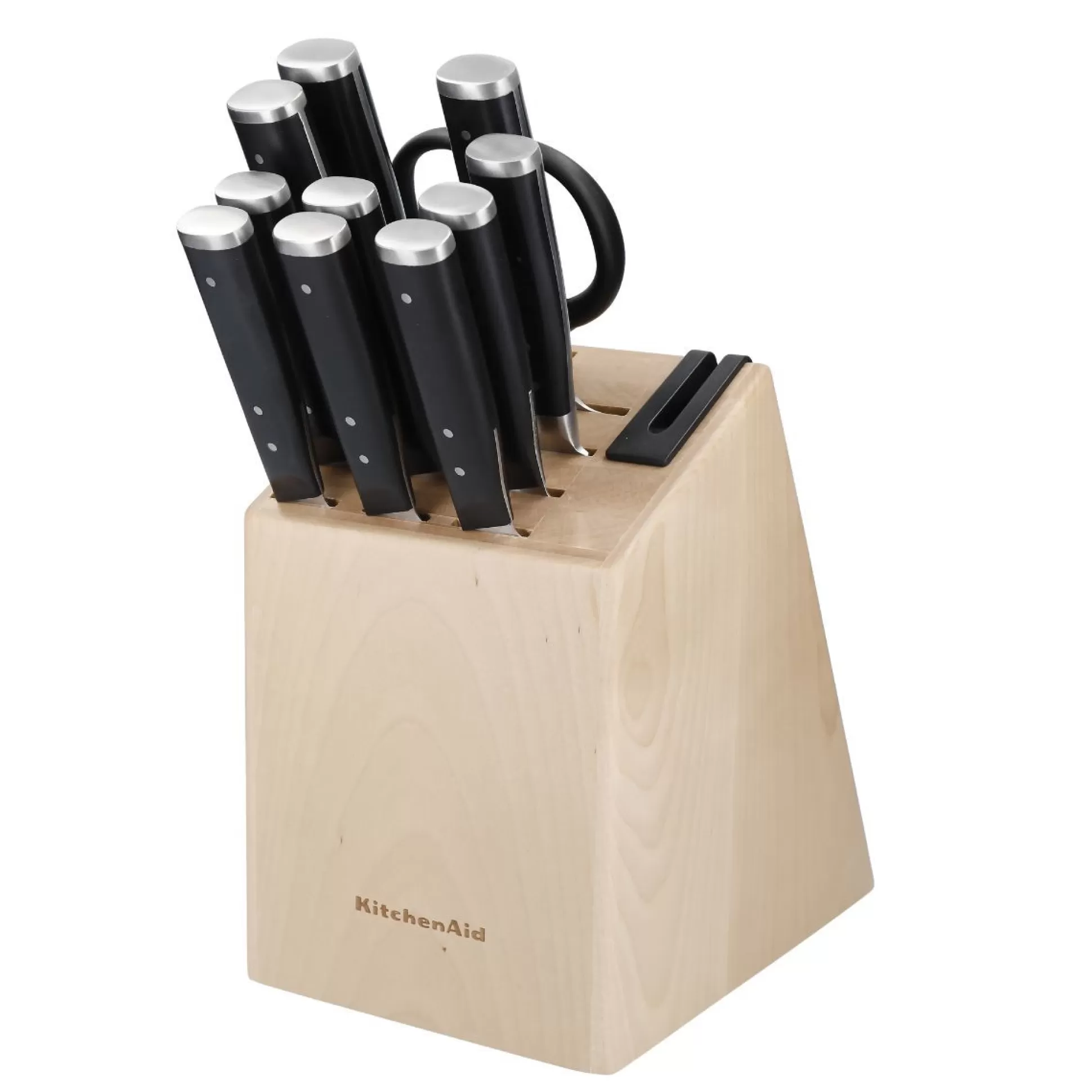 Knives&Knife Blocks>Meadows and Byrne Kitchen Aid Gourmet 11Pc Knife Block Set