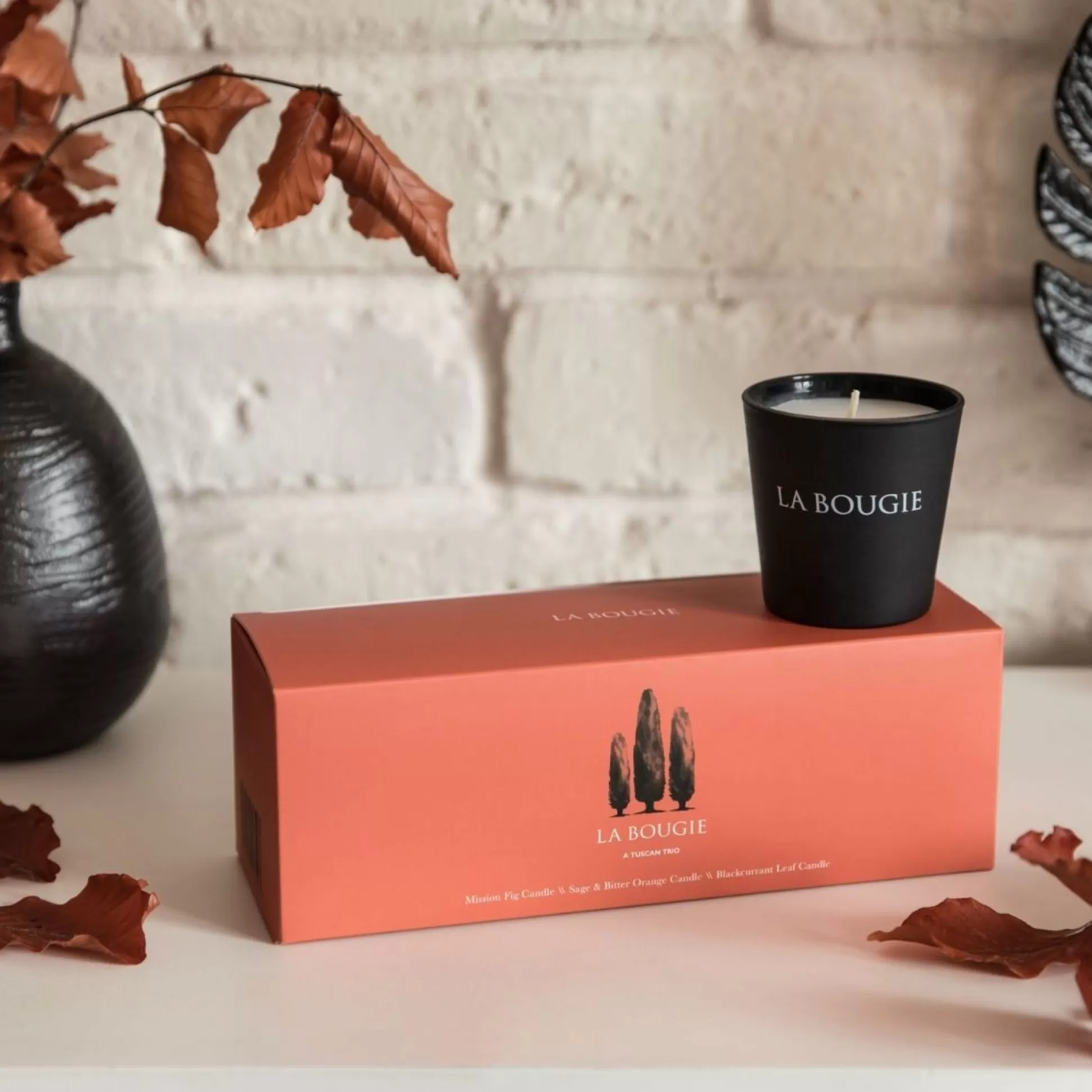 Scented Candles>Meadows and Byrne La Bougie - 3 Travel Candle Gift Set