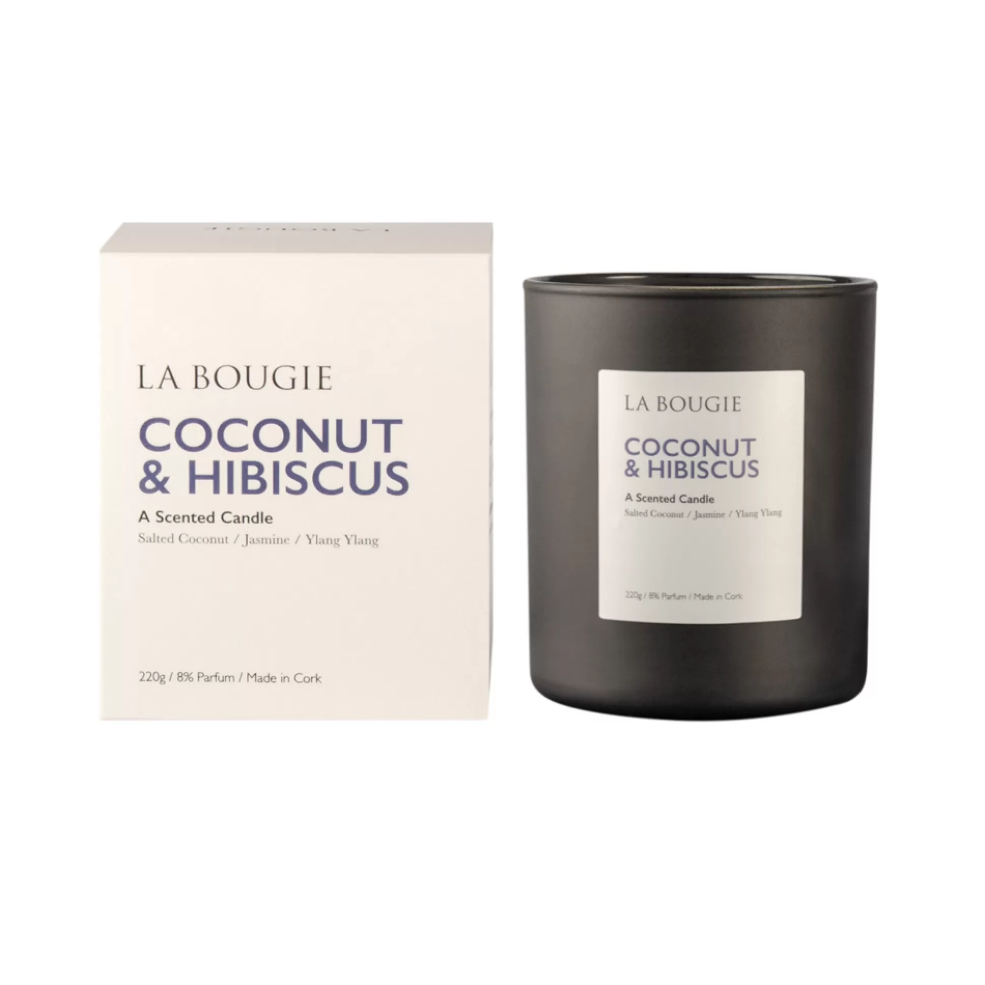 Scented Candles>Meadows and Byrne La Bougie Coconut & Hibiscus Candle