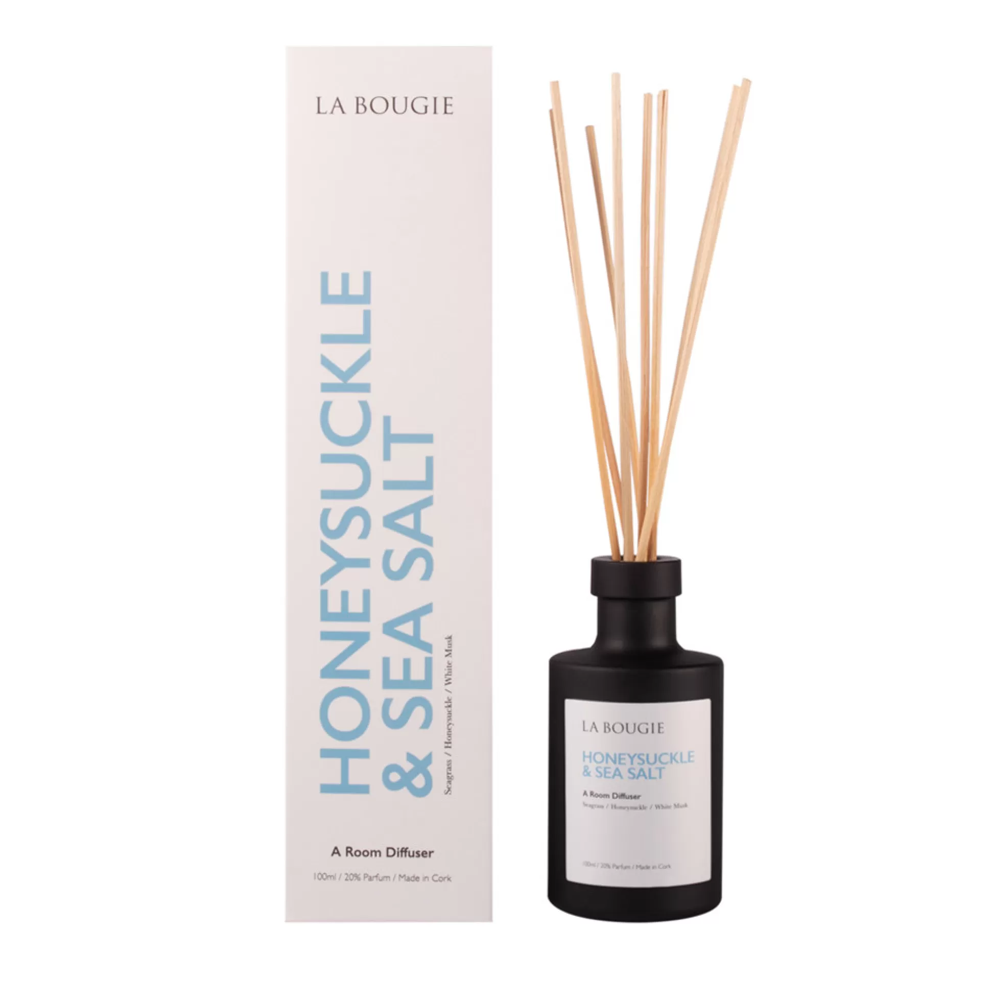 Candles & Diffusers>Meadows and Byrne La Bougie Honeysuckle & Sea Salt Diffuser