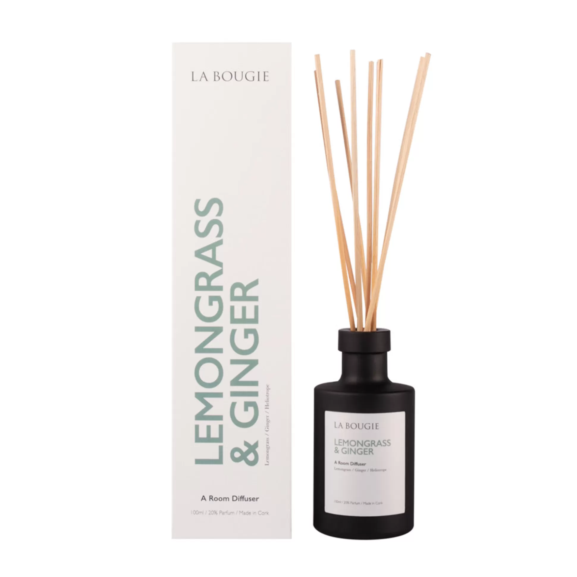 Candles & Diffusers>Meadows and Byrne La Bougie Lemongrass & Ginger Diffuser
