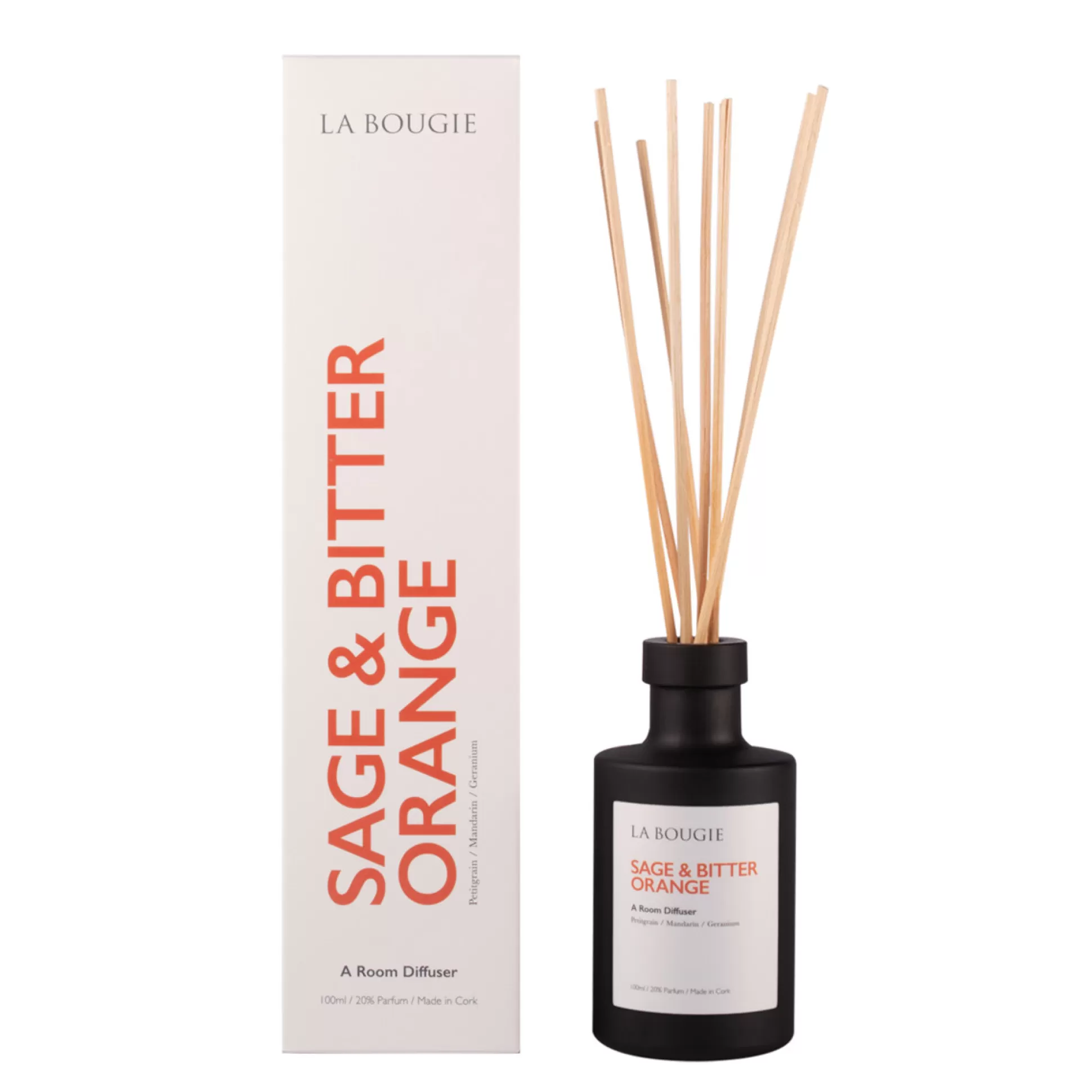 Candles & Diffusers>Meadows and Byrne La Bougie Sage & Bitter Orange Diffuser
