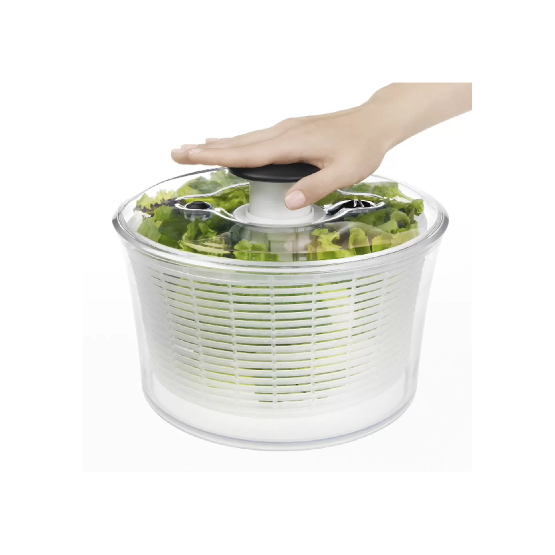 Kitchen Utensils & Accessories>Meadows and Byrne Large Salad Spinner 6.2L