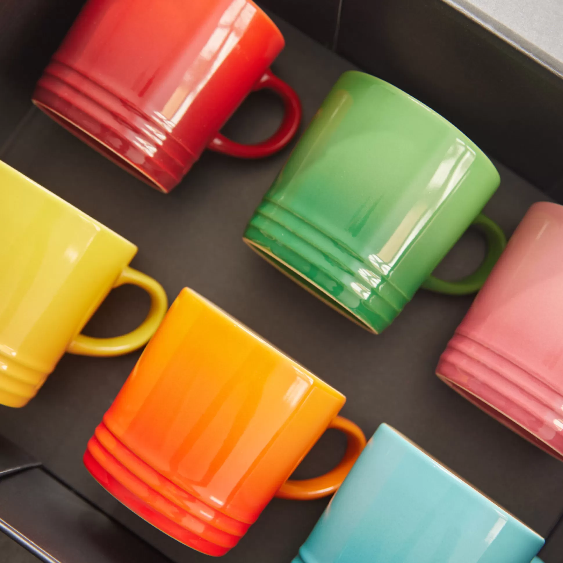 Mugs>Meadows and Byrne Le Cresuet Boxed - Set Of 6 Mugs