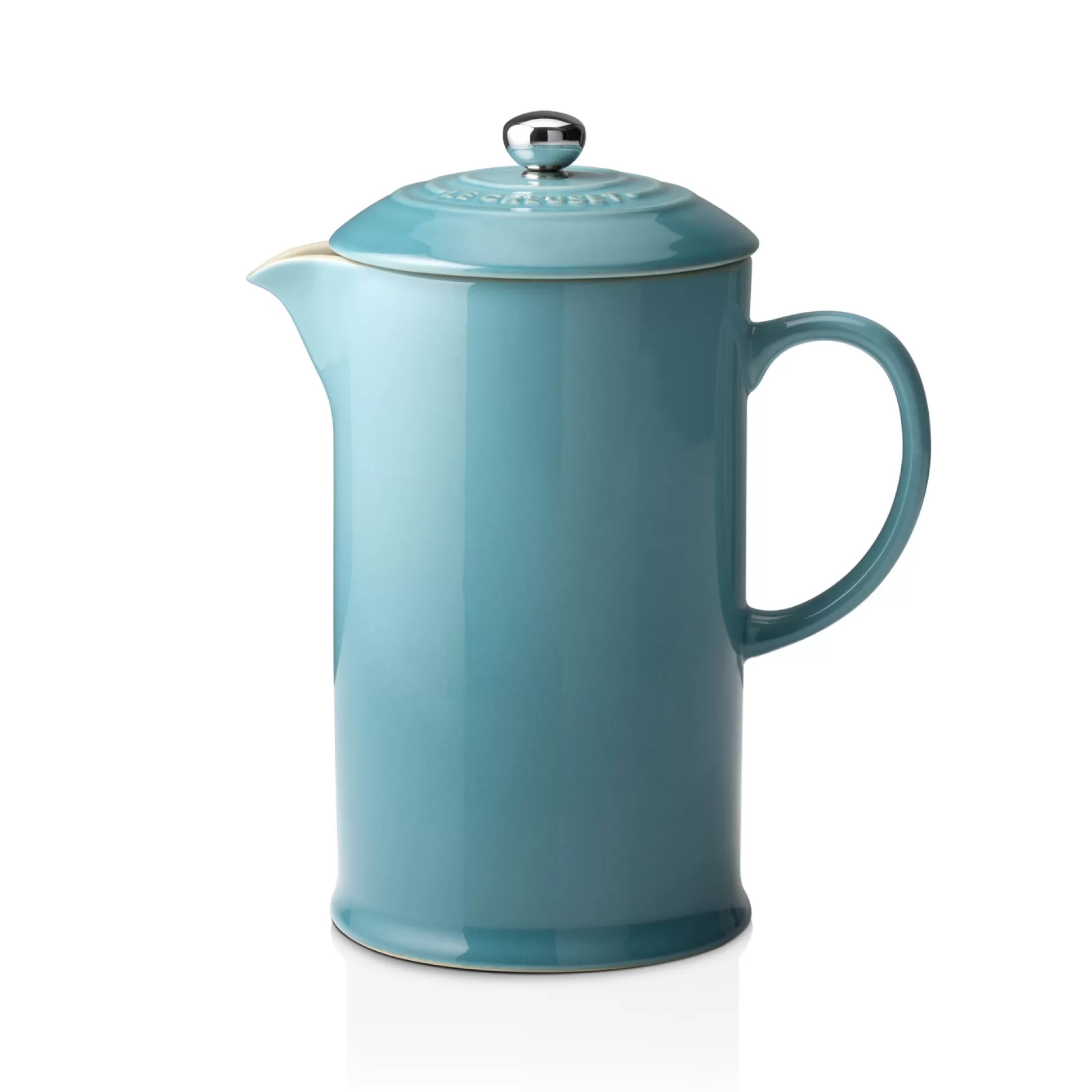 Coffee Machines & Accessories>Meadows and Byrne Le Creuset Coffee Pot & Press - Teal