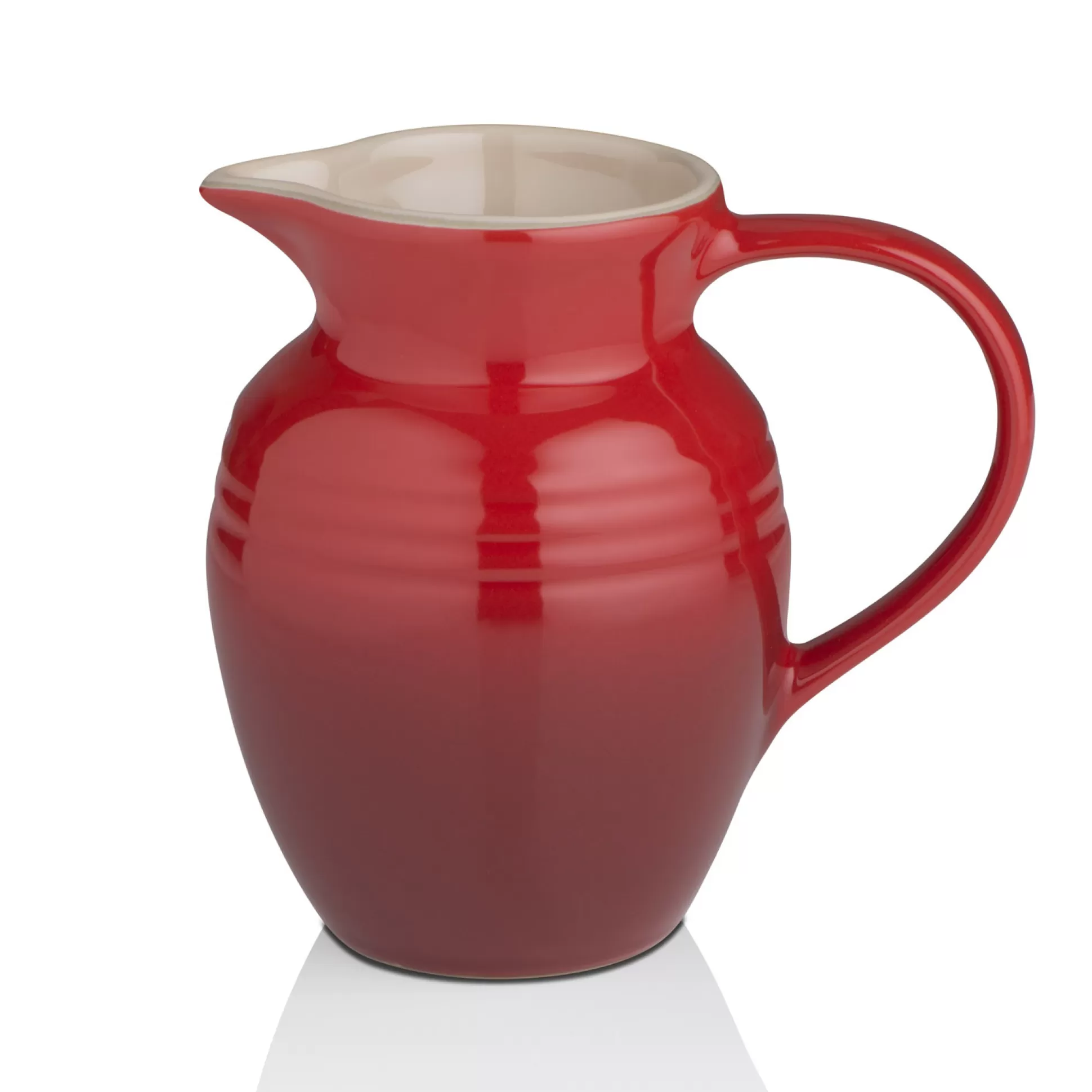 Tea Pots & Kettles>Meadows and Byrne Le Creuset Stoneware Breakfast Jug - Cerise