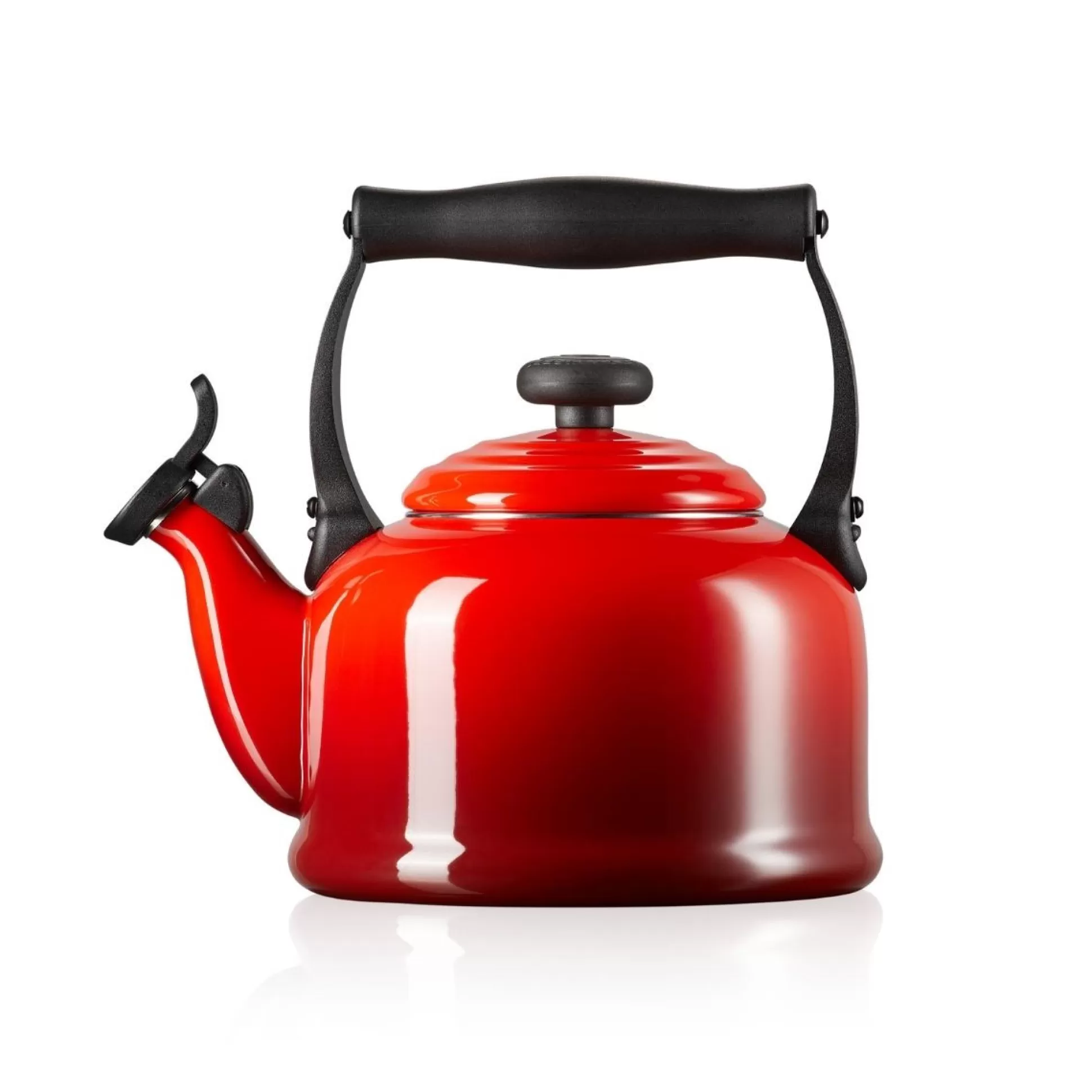 Tea Pots & Kettles>Meadows and Byrne Le Creuset Traditional Kettle - Cerise