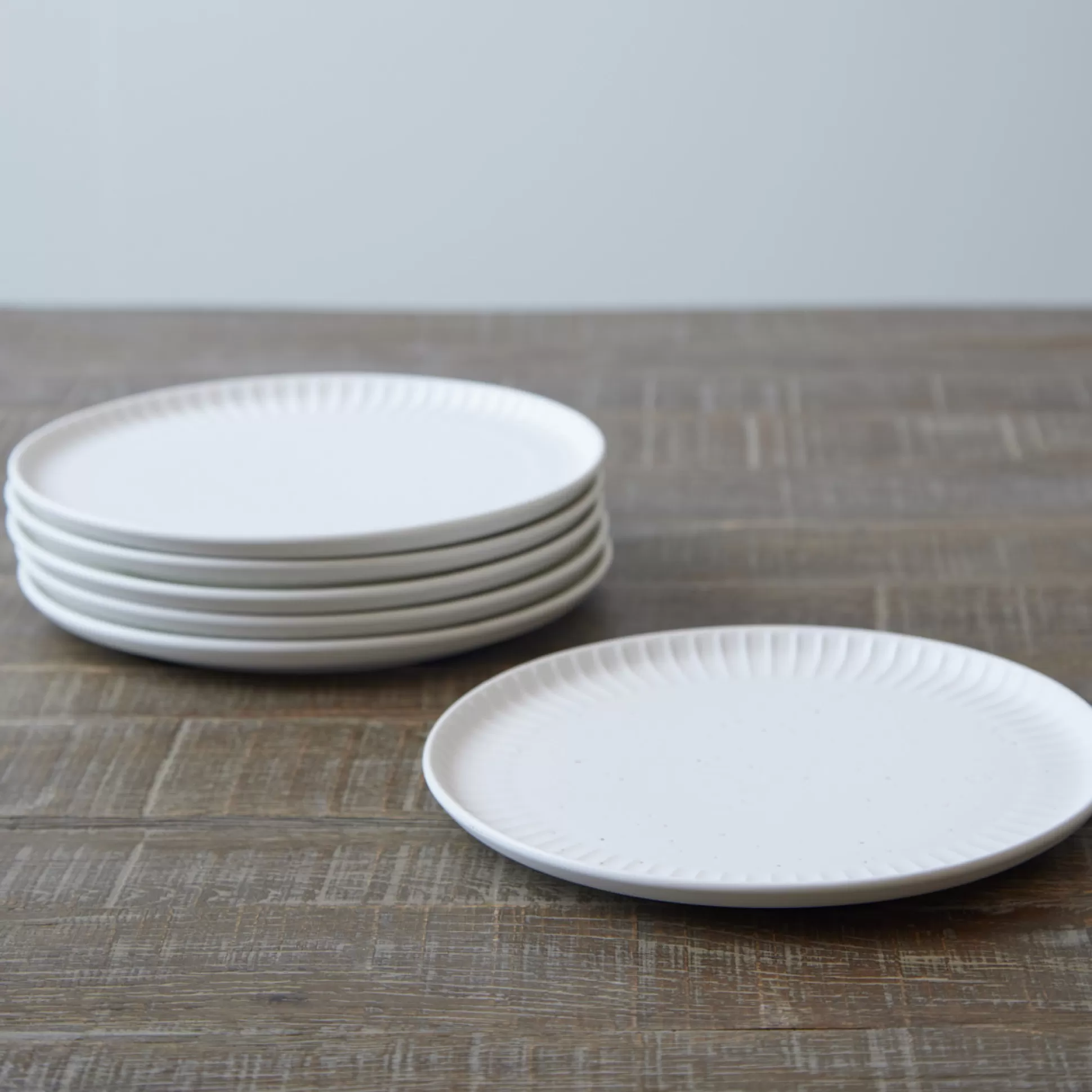 Plates>Meadows and Byrne Leah 21Cm Salad Plate - Set Of 6