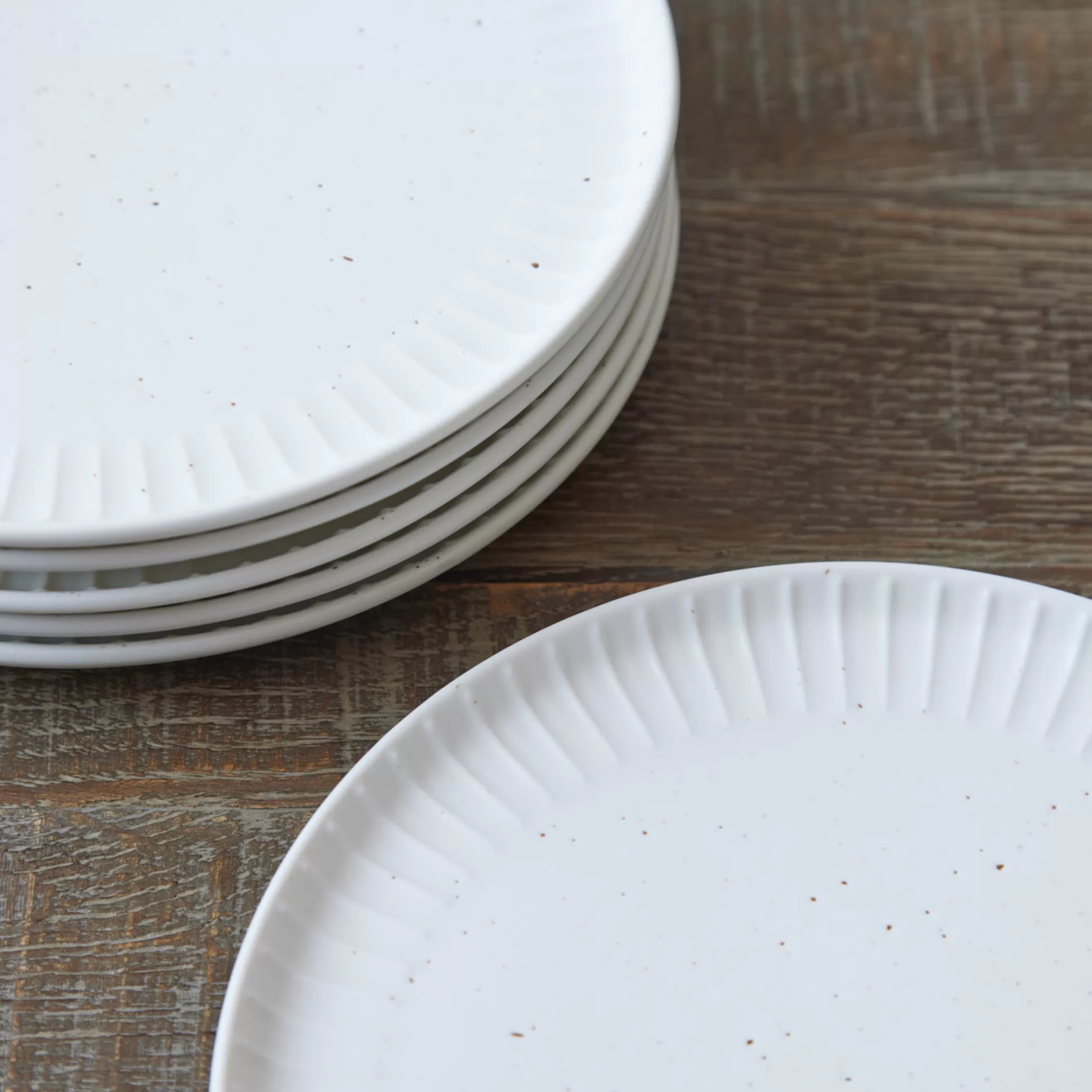 Plates>Meadows and Byrne Leah 21Cm Salad Plate - Set Of 6