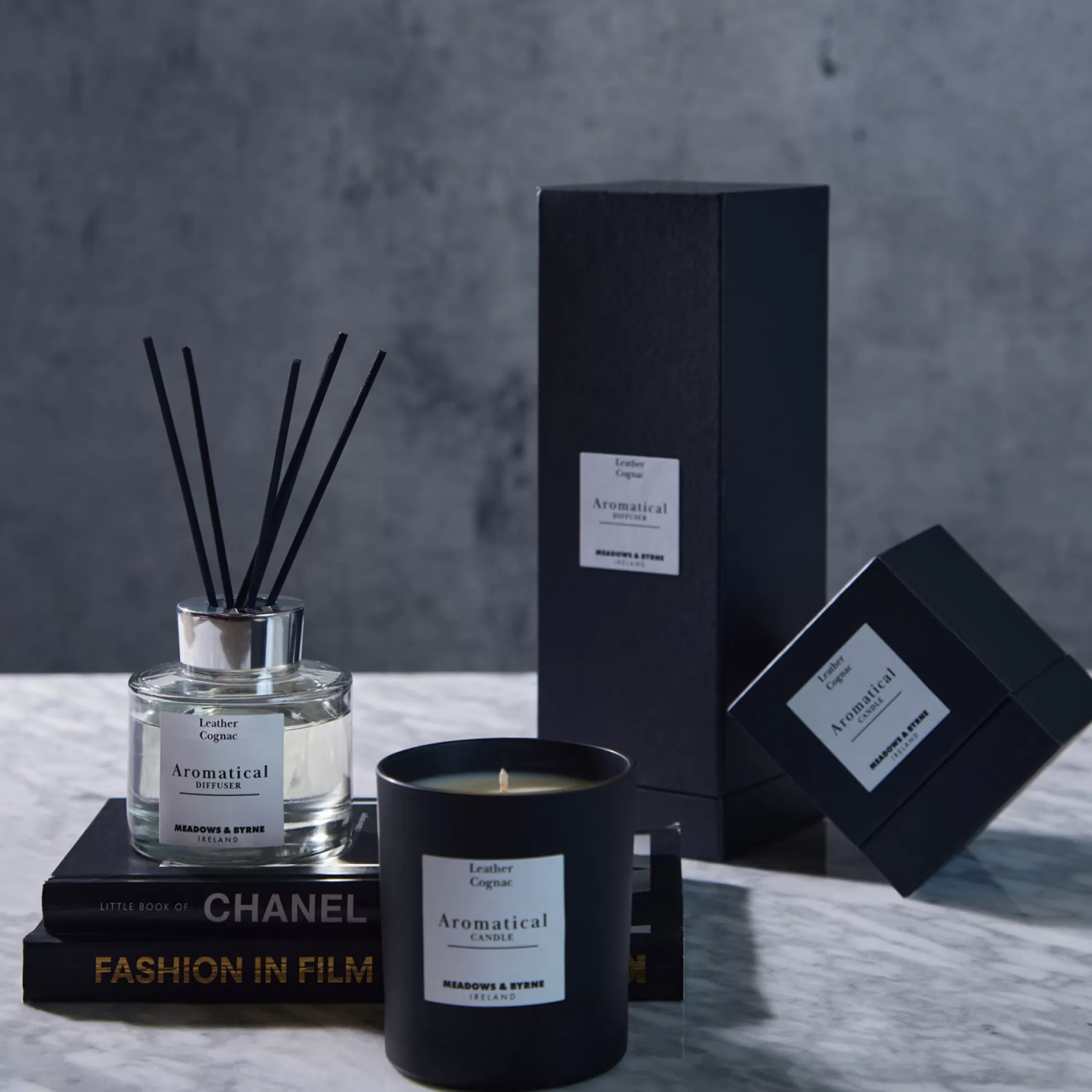 Candles & Diffusers>Meadows and Byrne Leather & Cognac Diffuser