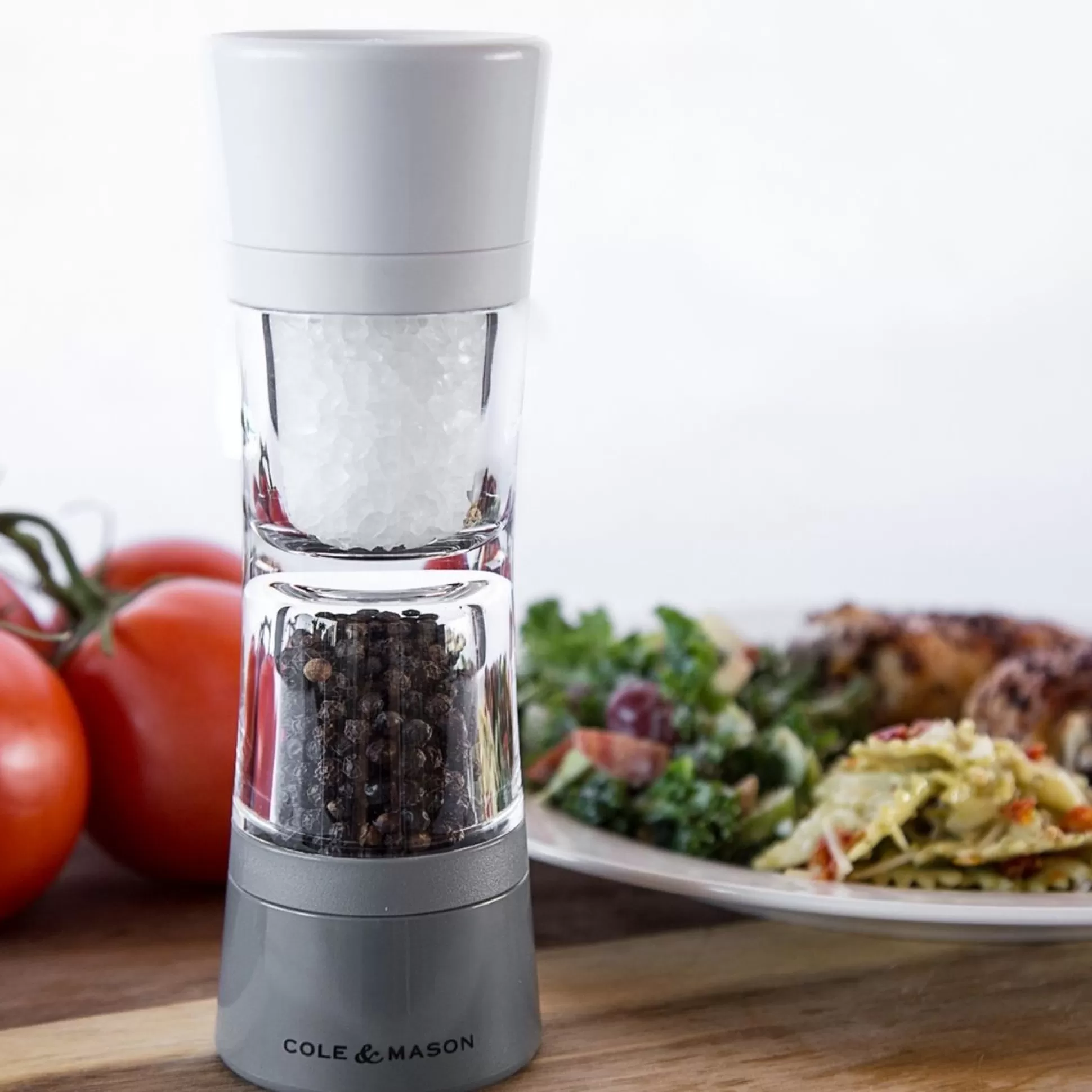 Kitchen Utensils & Accessories>Meadows and Byrne Lincoln Duo Salt & Pepper Mill