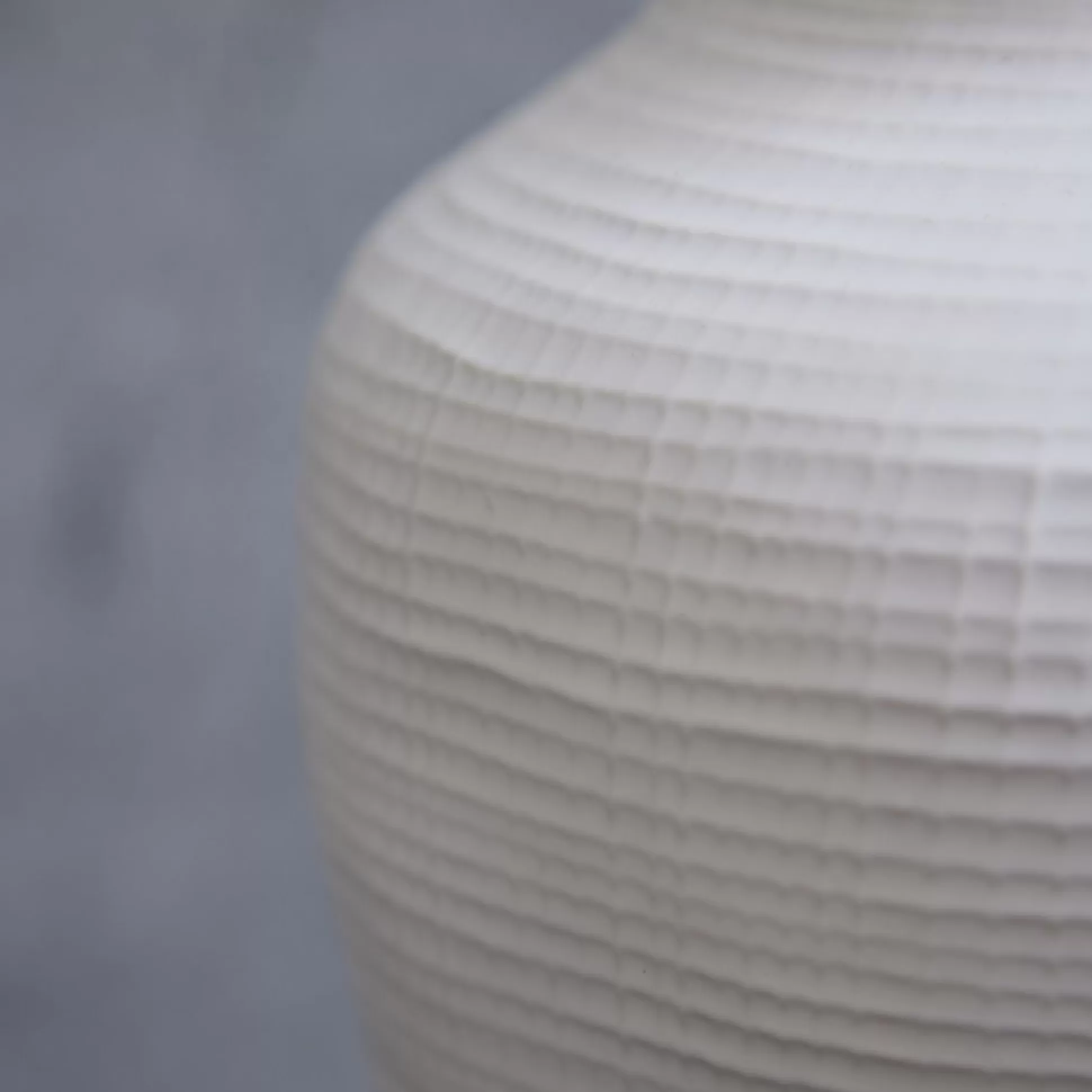 Decorative Vases>Meadows and Byrne Lori Large Vase In Hessian White