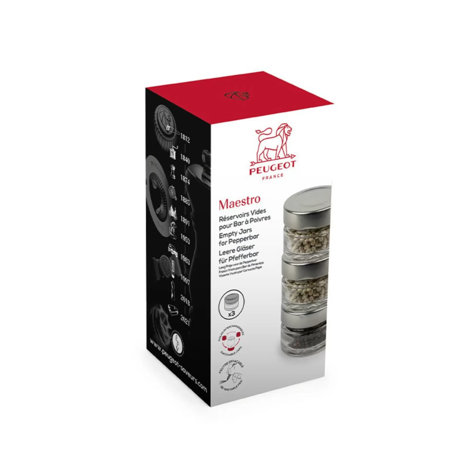 Kitchen Utensils & Accessories>Meadows and Byrne Maestro Pepper Jars
