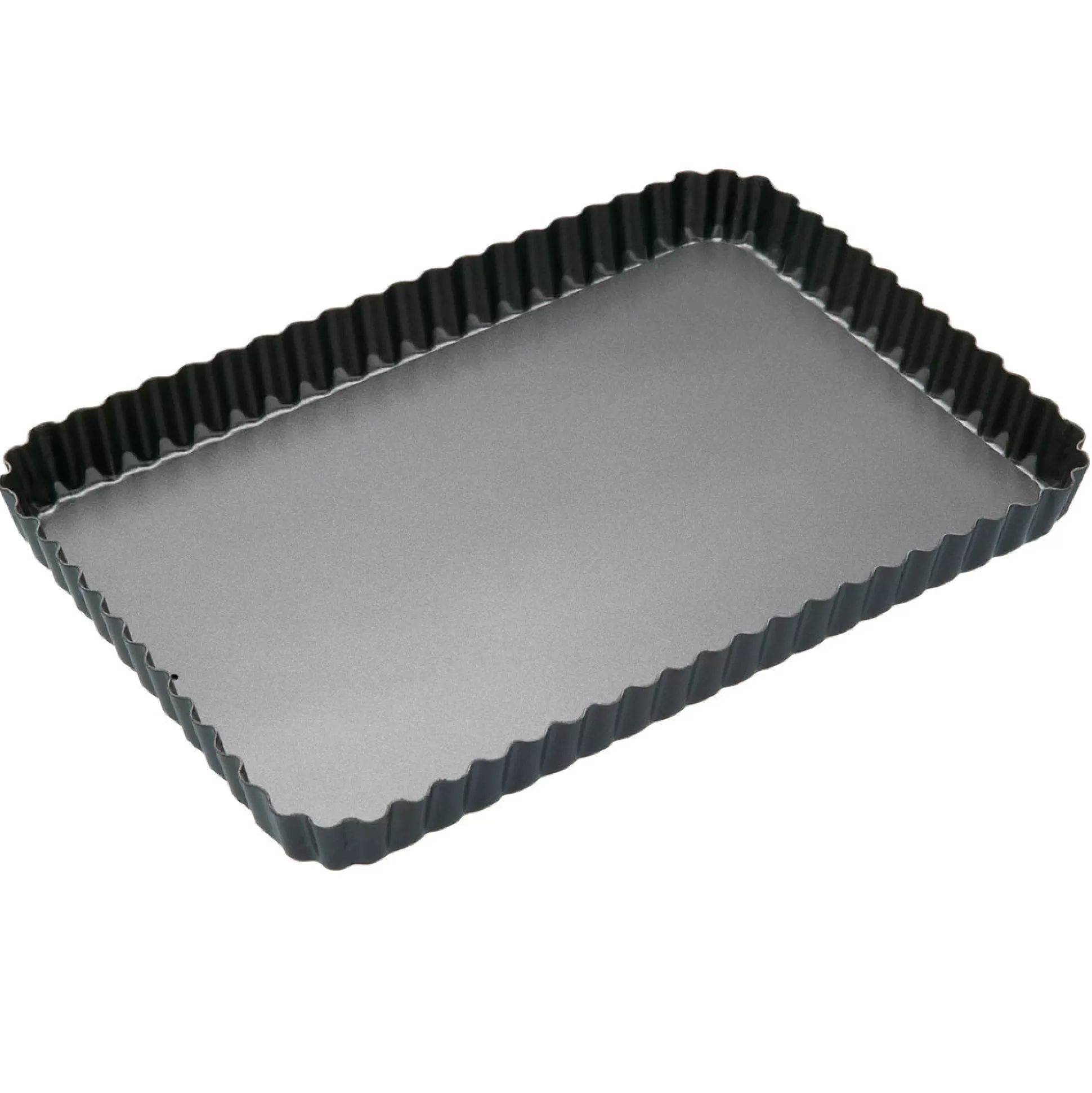 Bakeware>Meadows and Byrne Masterclass Non-Stick Fluted Rectangular Flan & Quiche Tin