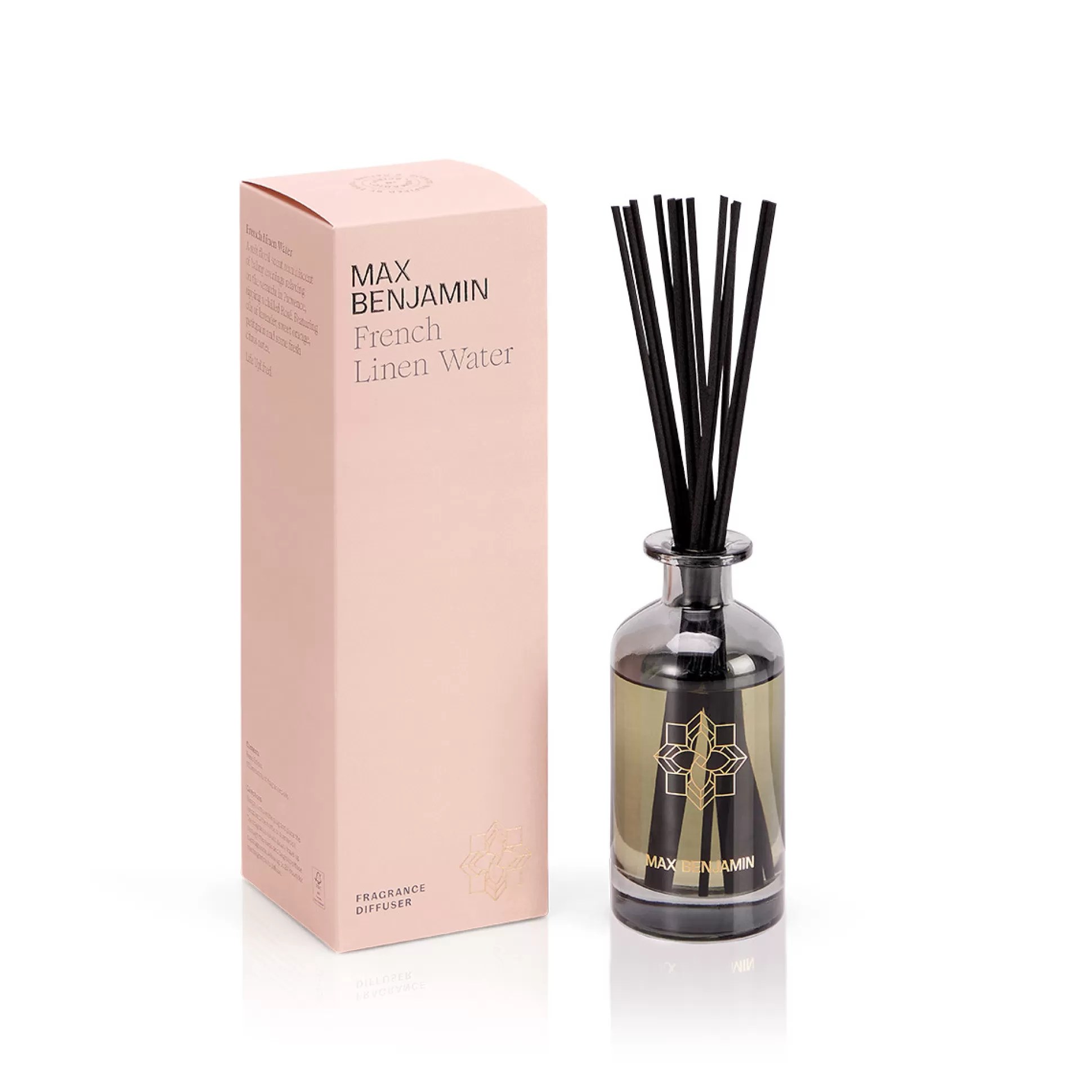 Candles & Diffusers>Meadows and Byrne Max Benjamin French Linen Water Luxury 150Ml Diffuser