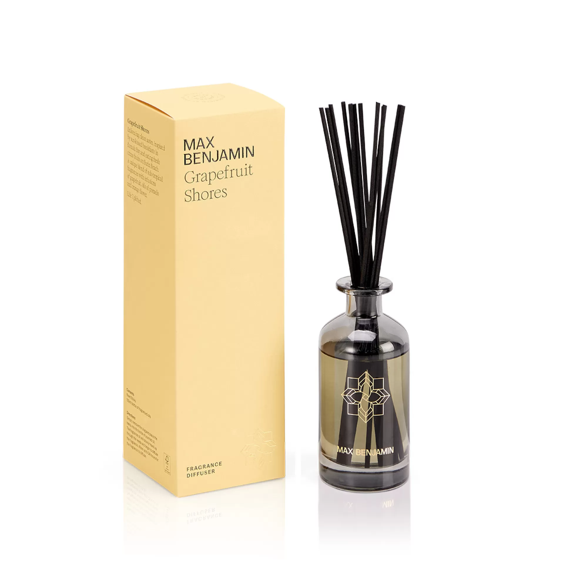 Candles & Diffusers>Meadows and Byrne Max Benjamin Grapefruit Shores Luxury 150Ml Diffuser