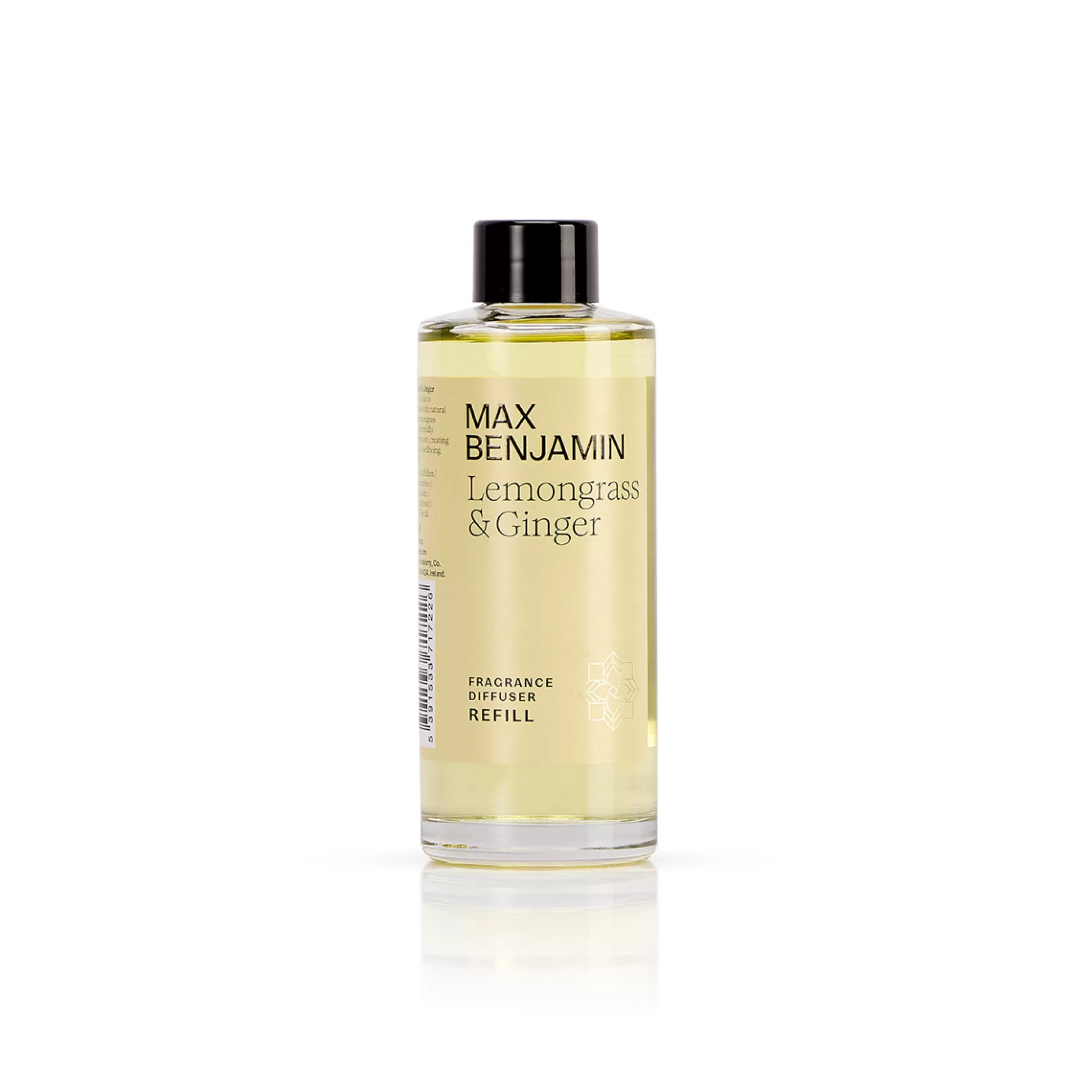 Candles & Diffusers>Meadows and Byrne Max Benjamin Lemongrass & Ginger Luxury 150Ml Diffuser Refill