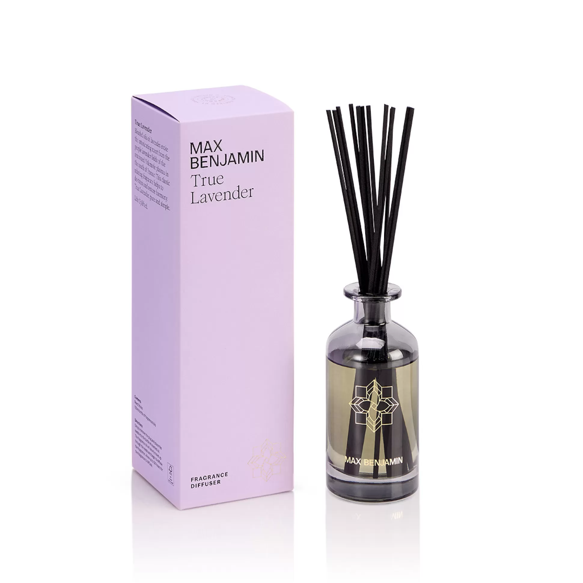 Candles & Diffusers>Meadows and Byrne Max Benjamin True Lavender Luxury 150Ml Diffuser