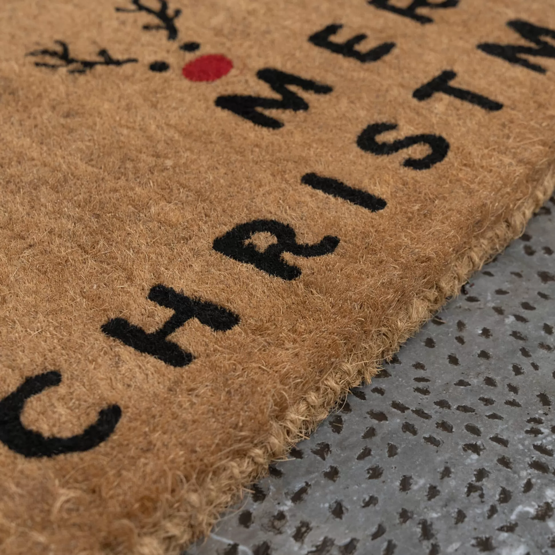 Rugs & Door Mats>Meadows and Byrne Merry Christmas Mat