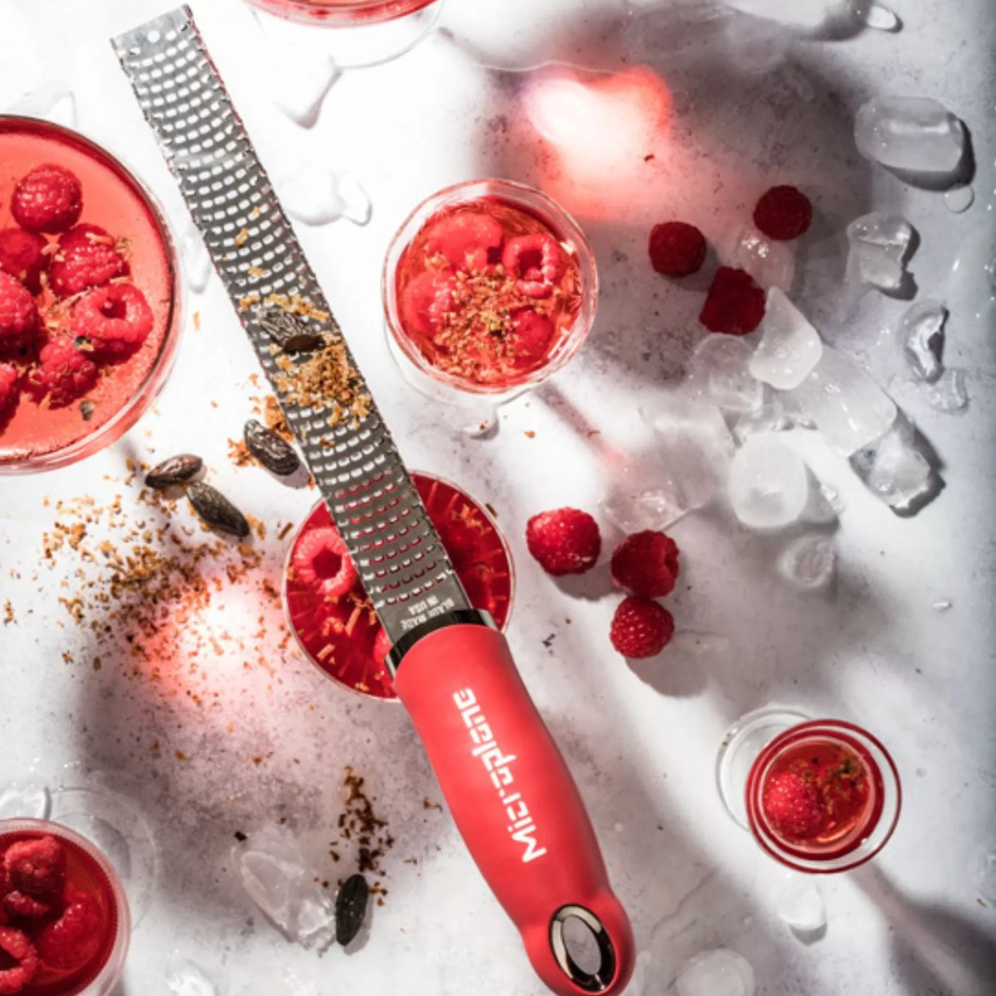 Kitchen Utensils & Accessories>Meadows and Byrne Microplane Premium Zester Pomegranate Red