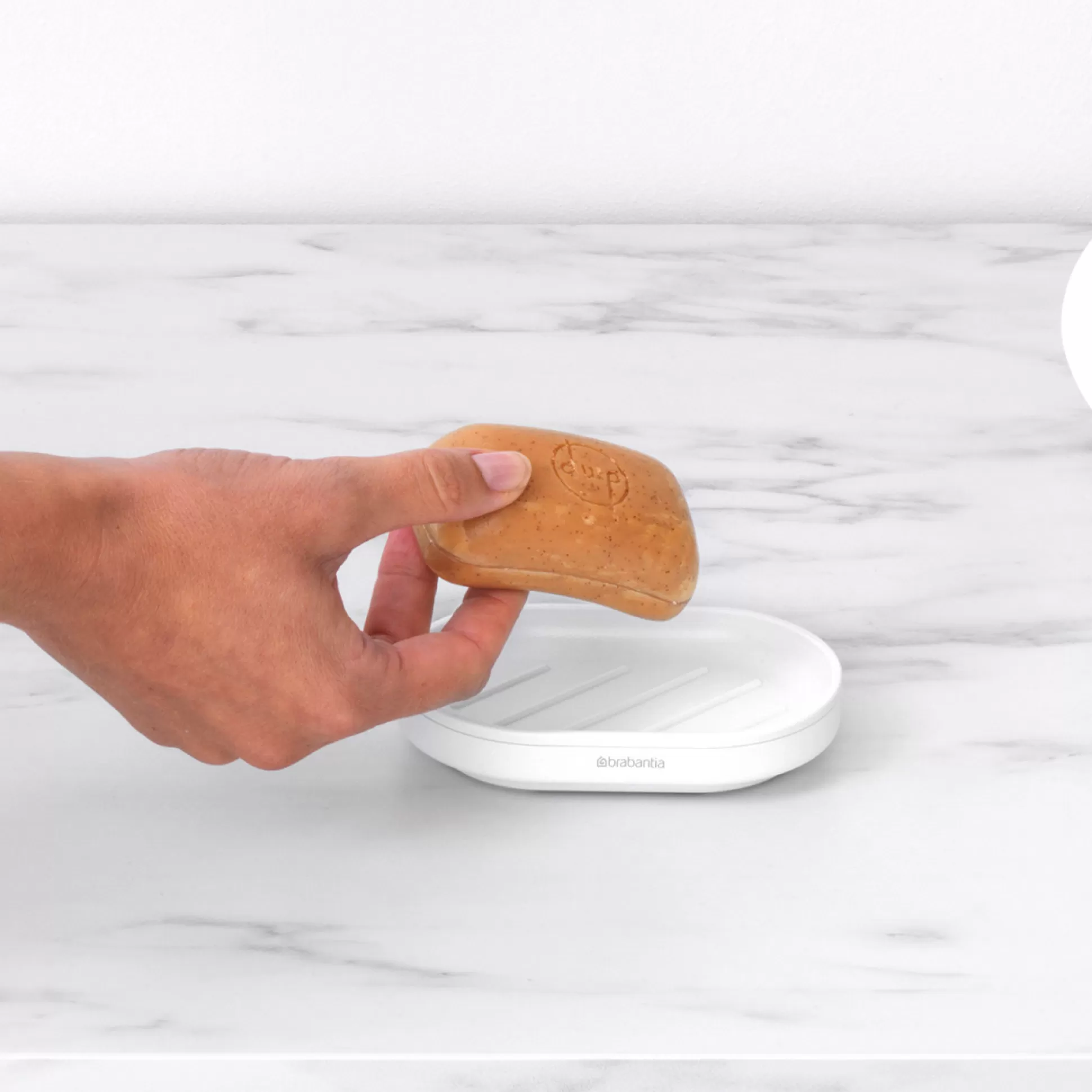 Bathroom Accessories>Meadows and Byrne Mindset Soap Dish - White