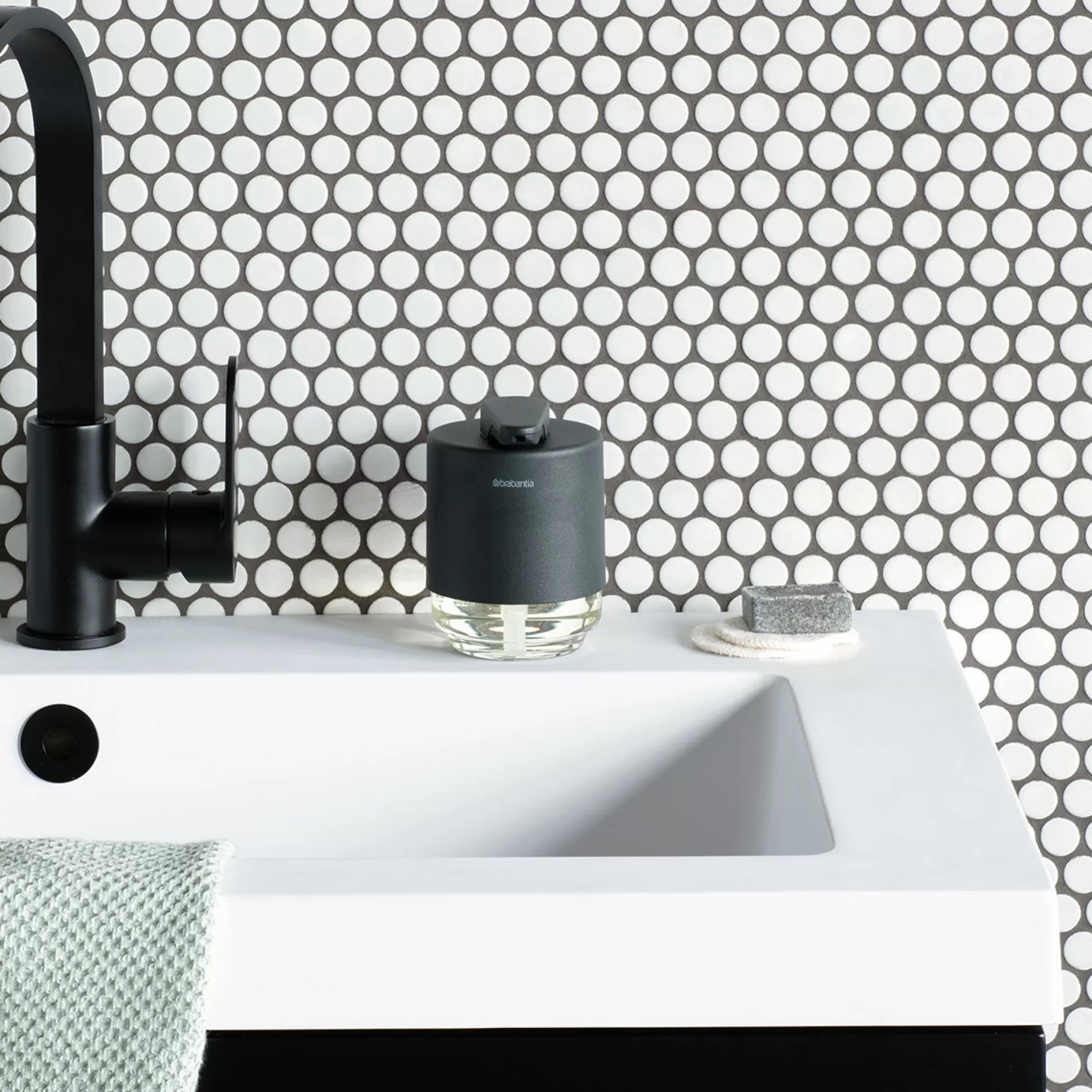 Bathroom Accessories>Meadows and Byrne Mindset Soap Dispenser - Grey