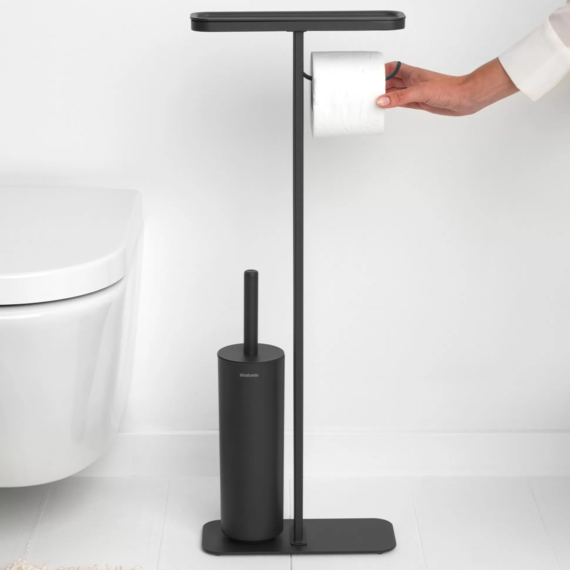 Bathroom Accessories>Meadows and Byrne Mindset Toilet Butler - Grey