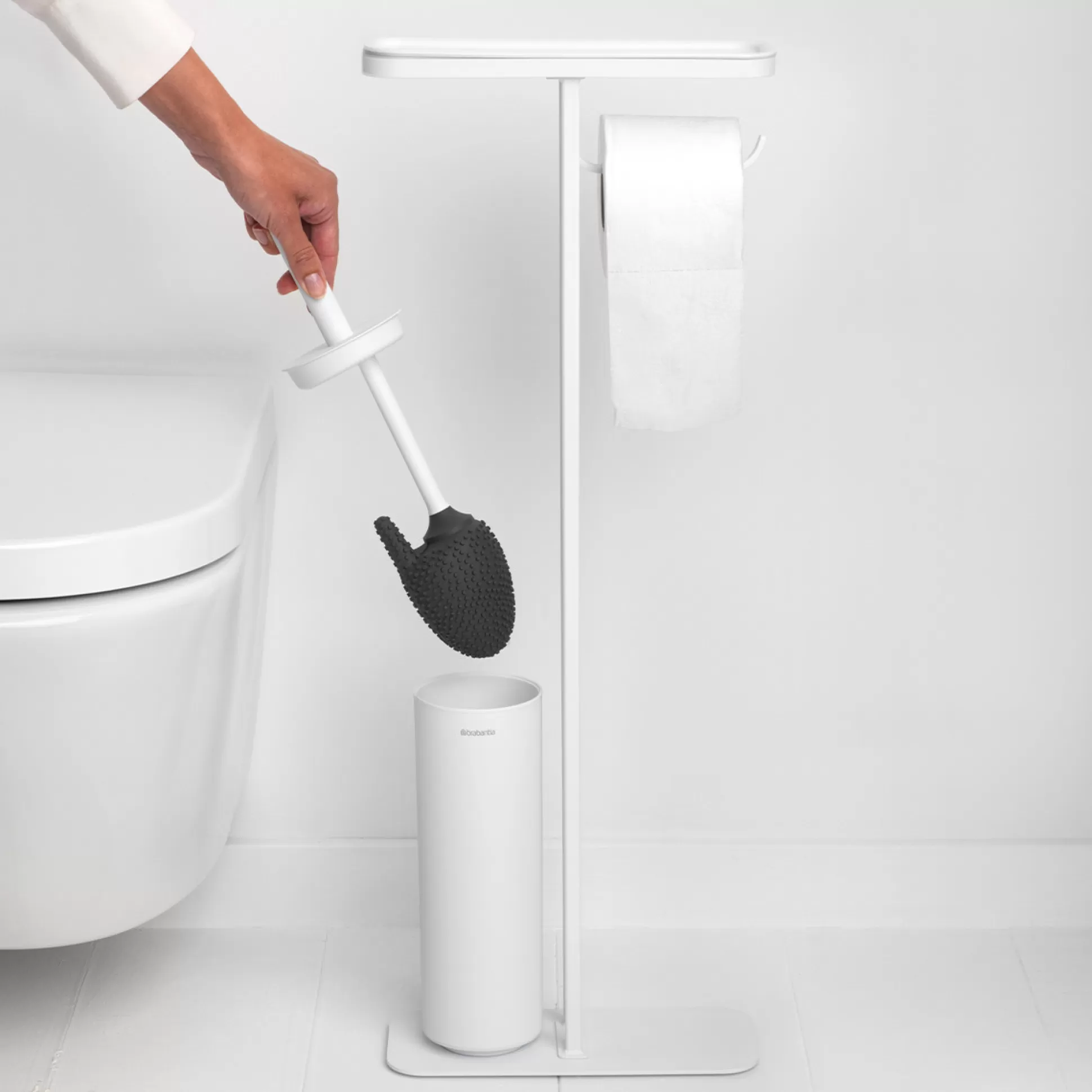 Bathroom Accessories>Meadows and Byrne Mindset Toilet Butler - White