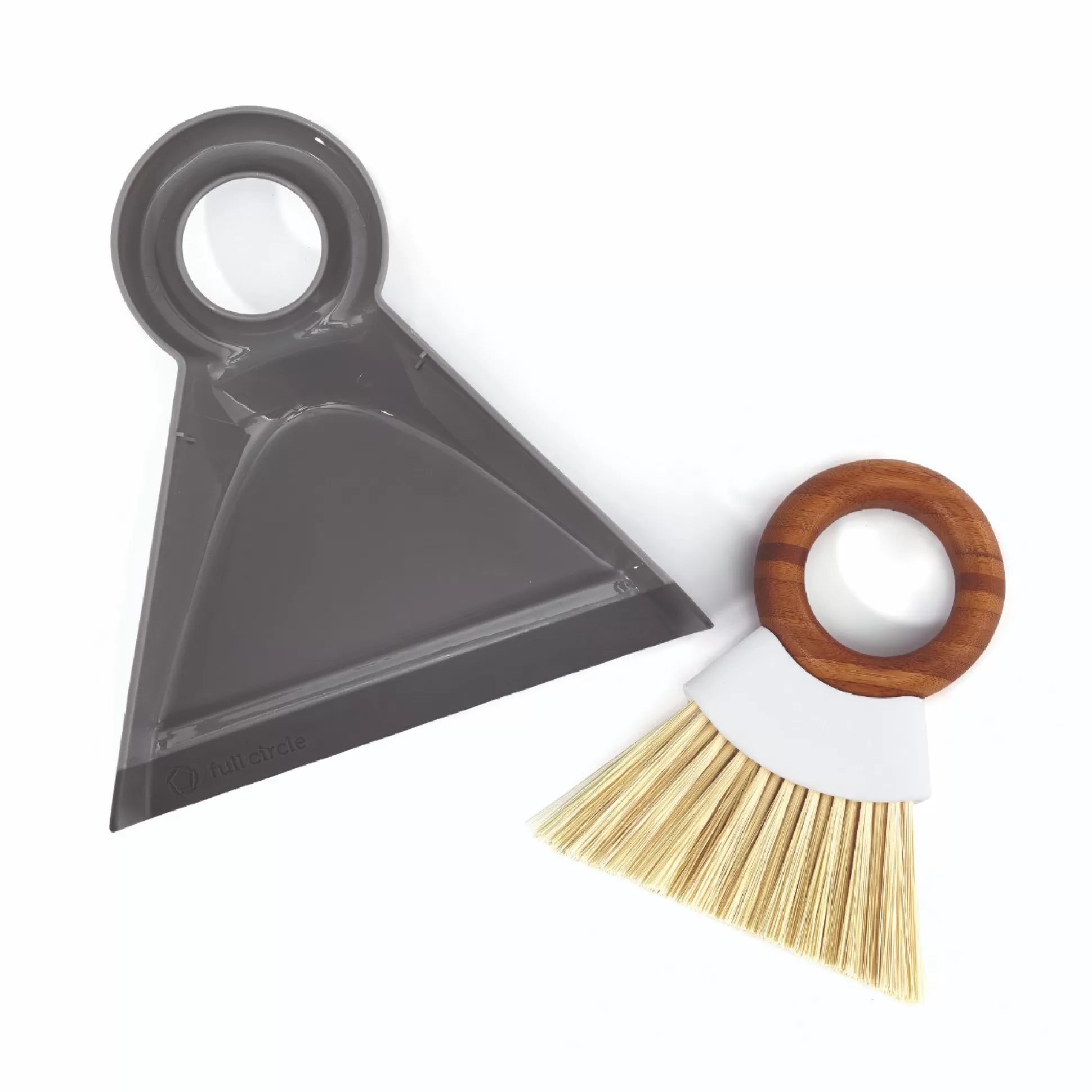 Decoration & Home Accessories>Meadows and Byrne Mini Bamboo Brush & Dustpan Set