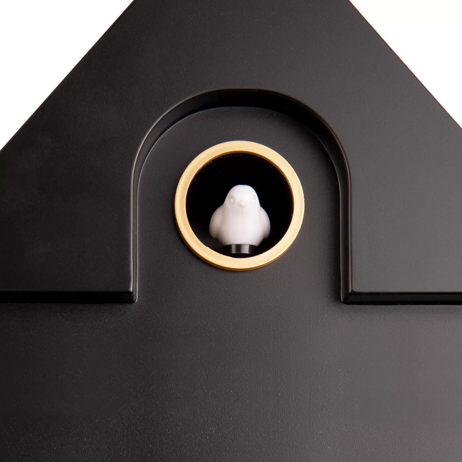 Decoration & Home Accessories>Meadows and Byrne Modern Wall Clock Cuckoo - Black