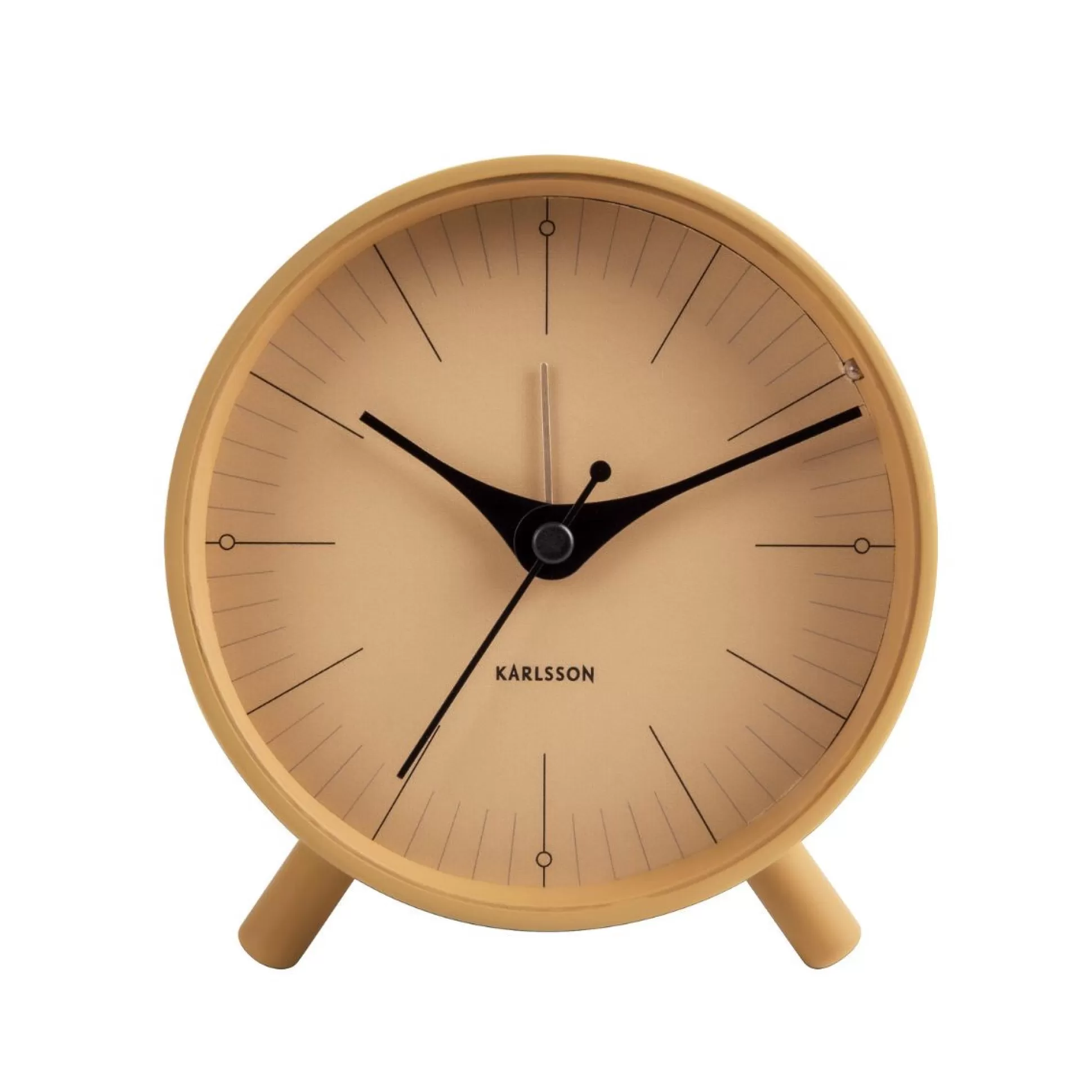 Decoration & Home Accessories>Meadows and Byrne Mustard Index Alarm Clock